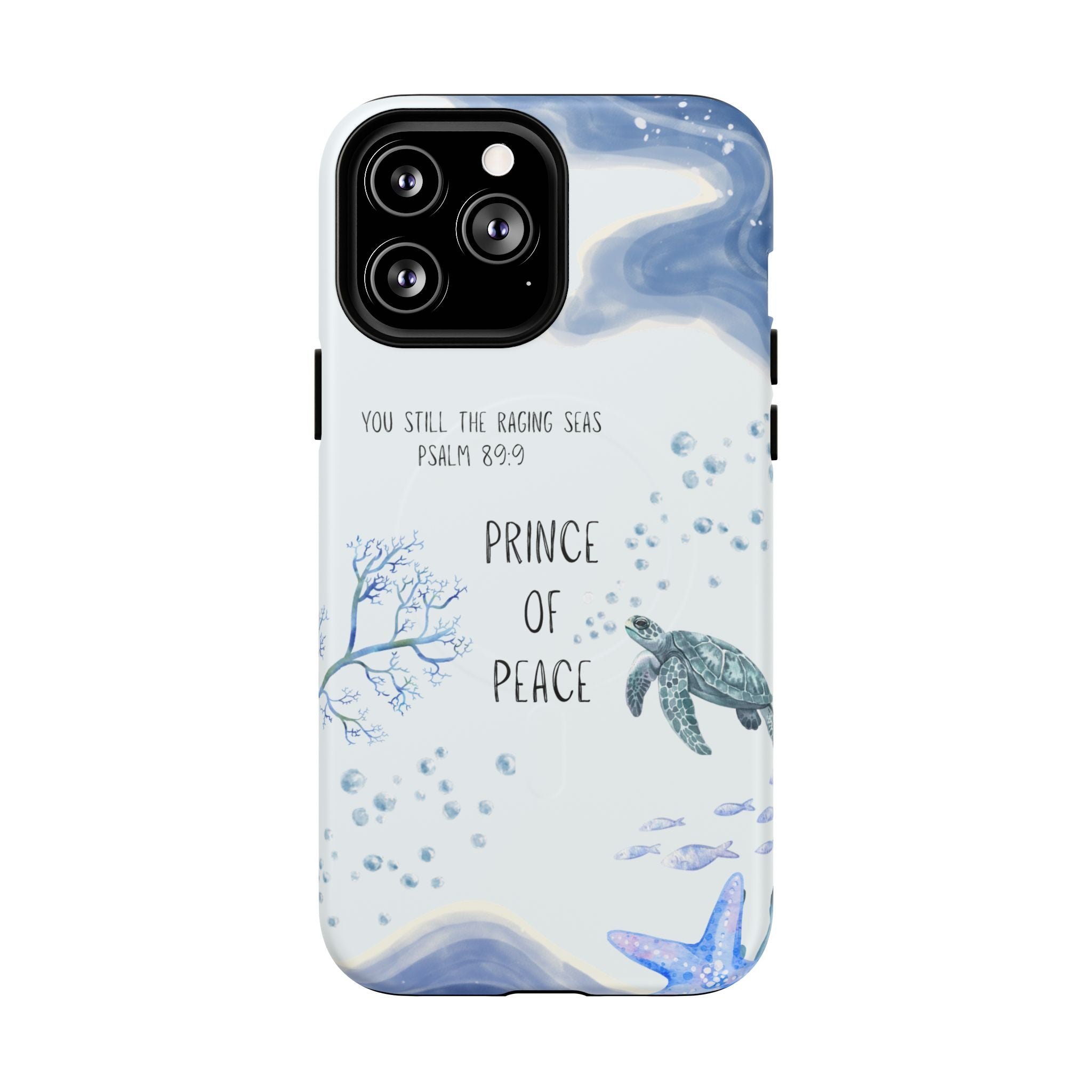 Prince of Peace Phone Case — "You Still the Raging Seas" Christian Magnetic Tough Case