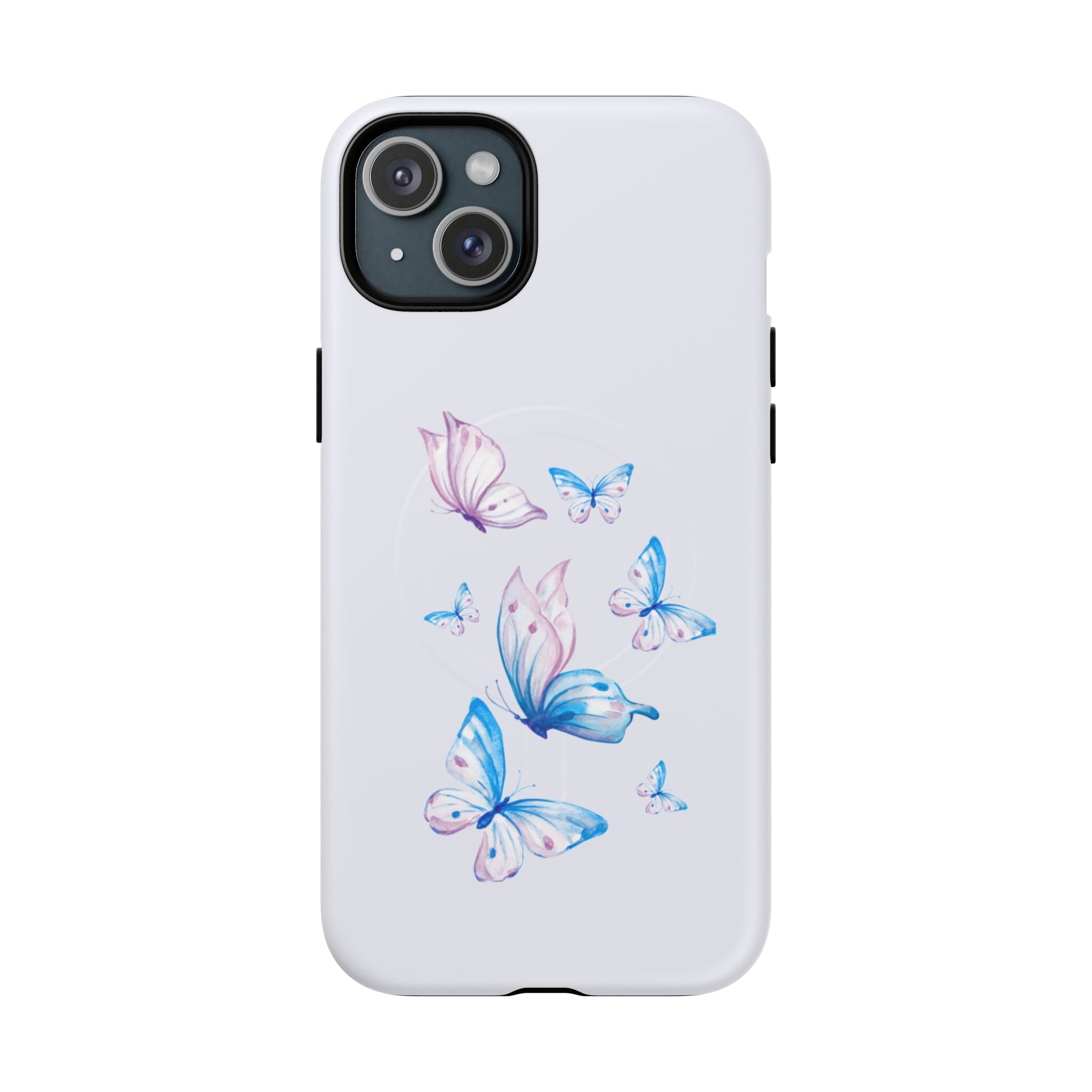 MagSafe Phone Case — Watercolor Butterfly Protective Magnetic Case