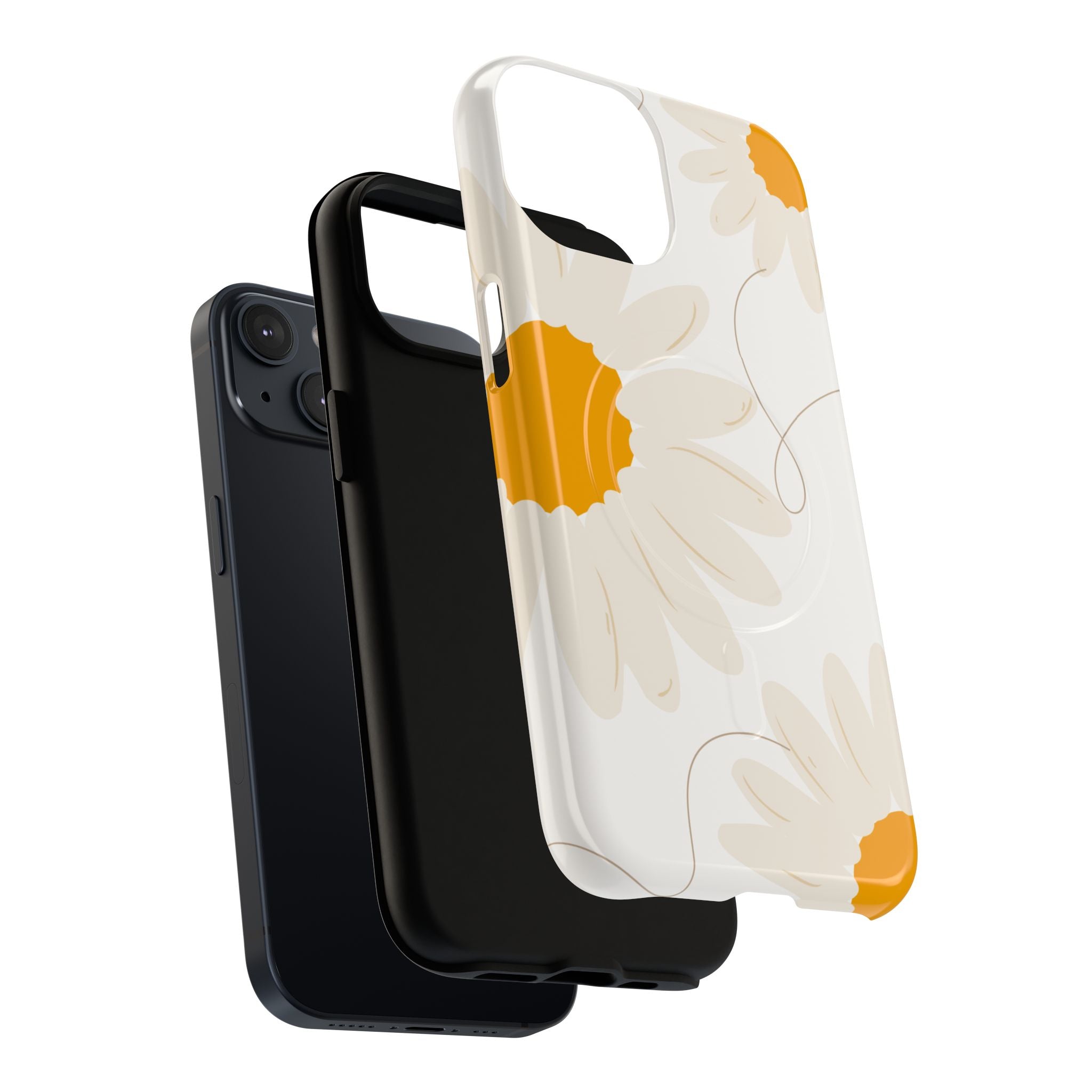 Daisy Floral Tough Magnetic Phone Case