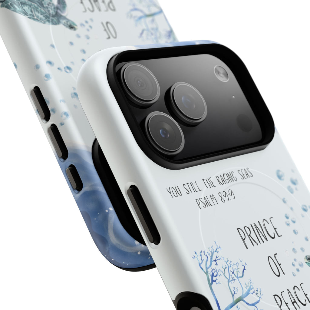 Prince of Peace Phone Case — "You Still the Raging Seas" Christian Magnetic Tough Case