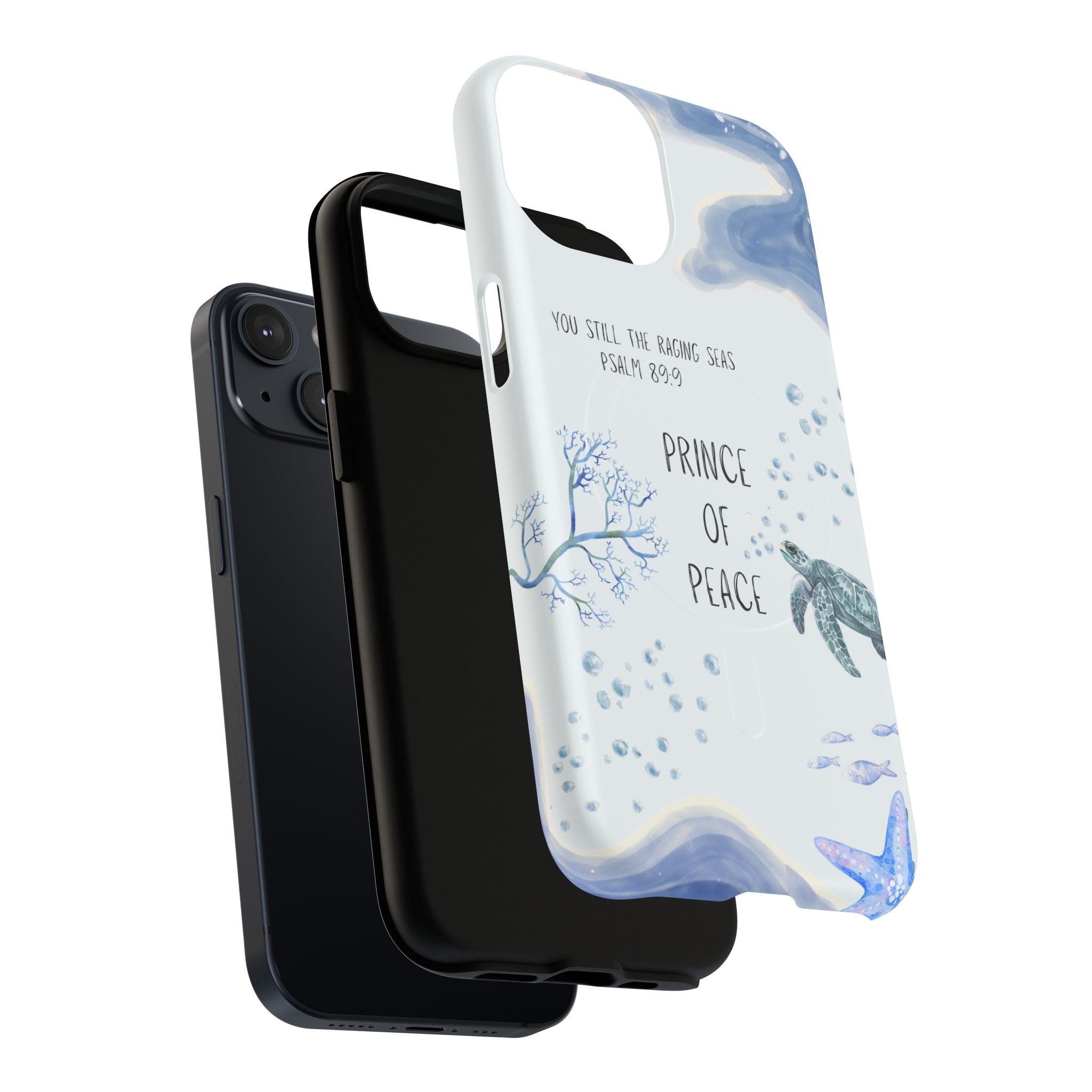 Prince of Peace Phone Case — "You Still the Raging Seas" Christian Magnetic Tough Case