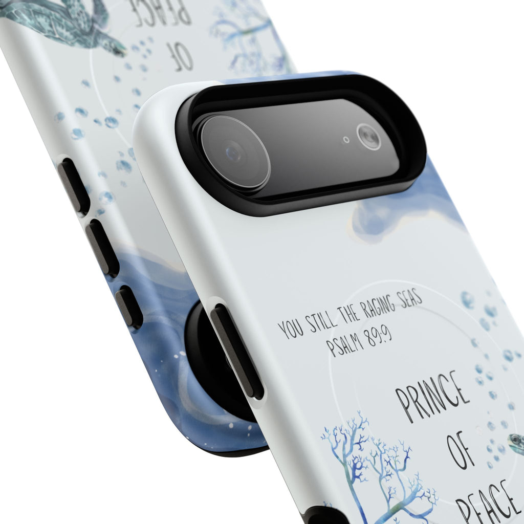 Prince of Peace Phone Case — "You Still the Raging Seas" Christian Magnetic Tough Case