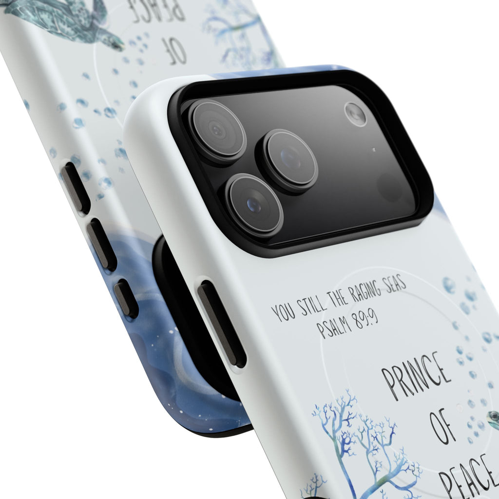Prince of Peace Phone Case — "You Still the Raging Seas" Christian Magnetic Tough Case