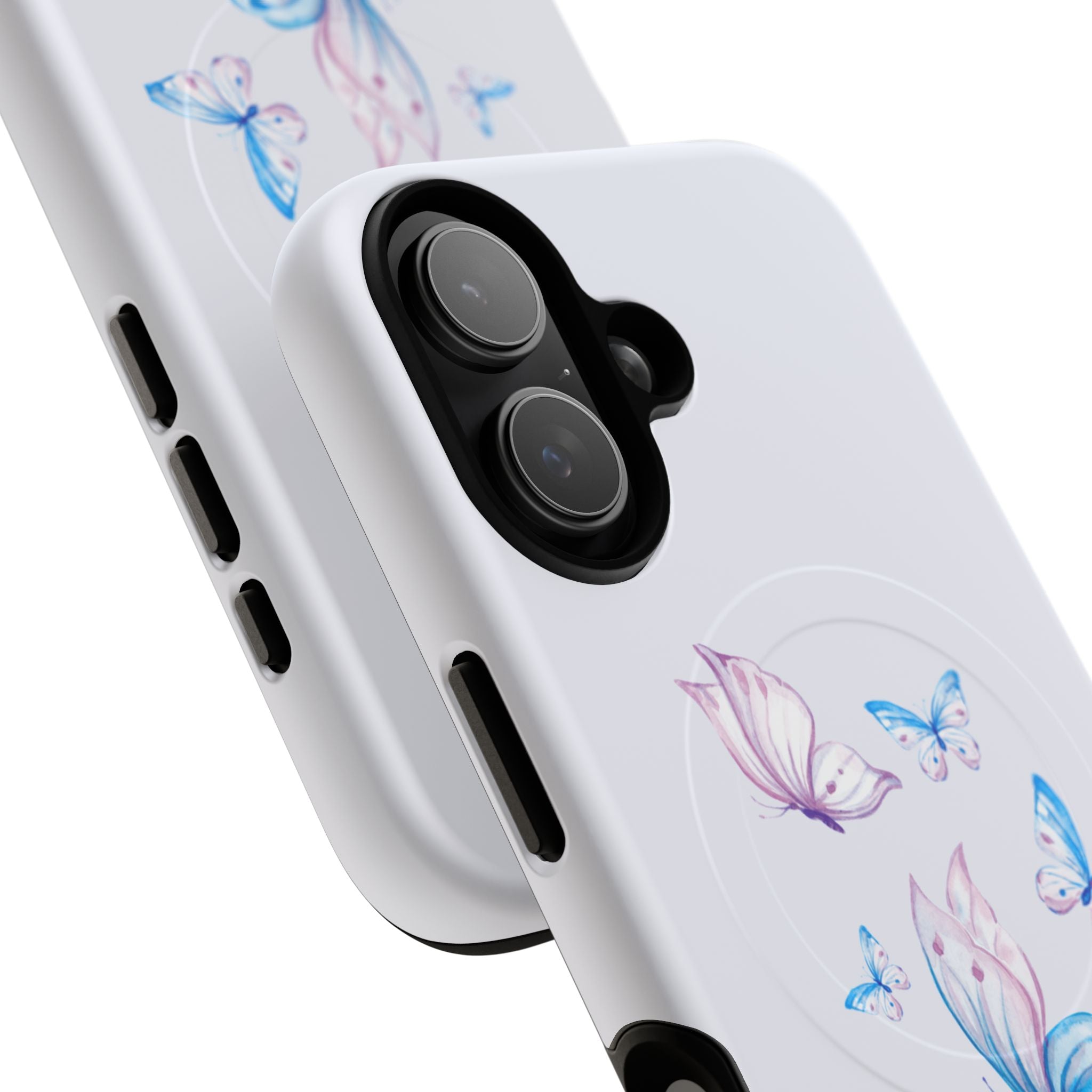 MagSafe Phone Case — Watercolor Butterfly Protective Magnetic Case
