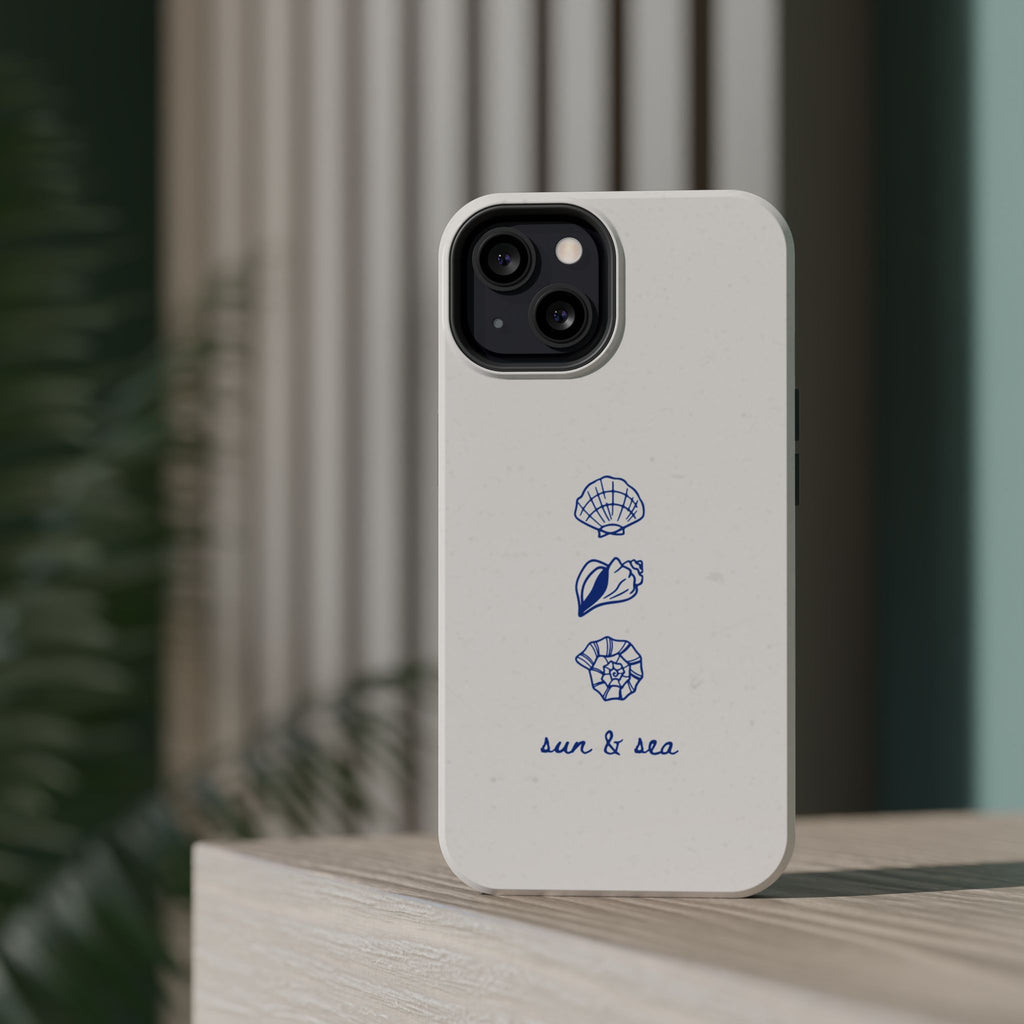 Sea Shells Phone Case — 'sun & sea' Magnetic Impact-Resistant Case