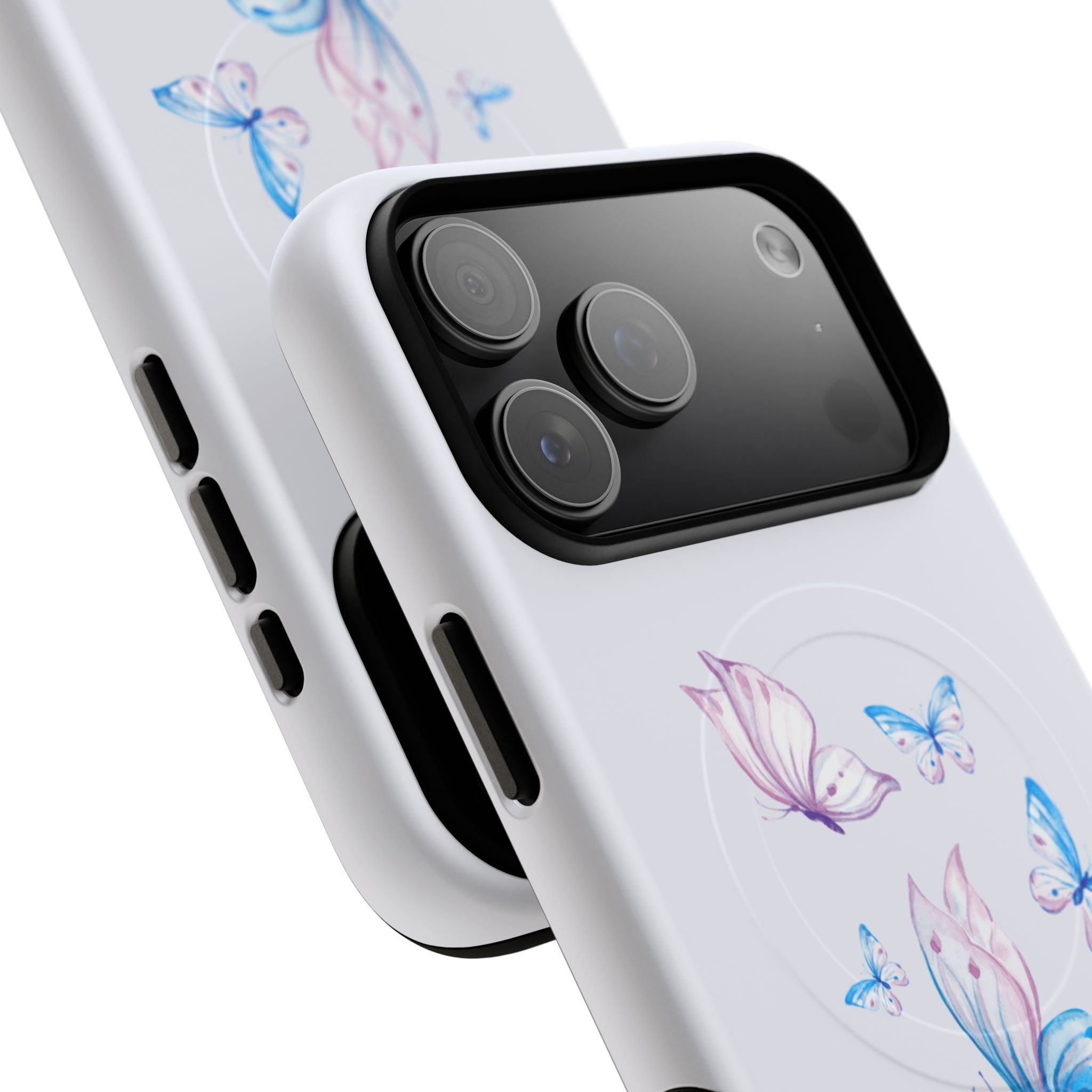 MagSafe Phone Case — Watercolor Butterfly Protective Magnetic Case