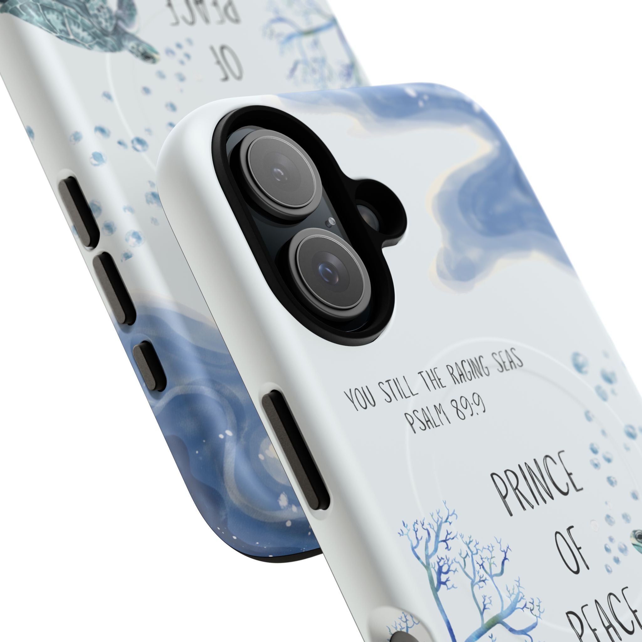 Prince of Peace Phone Case — "You Still the Raging Seas" Christian Magnetic Tough Case