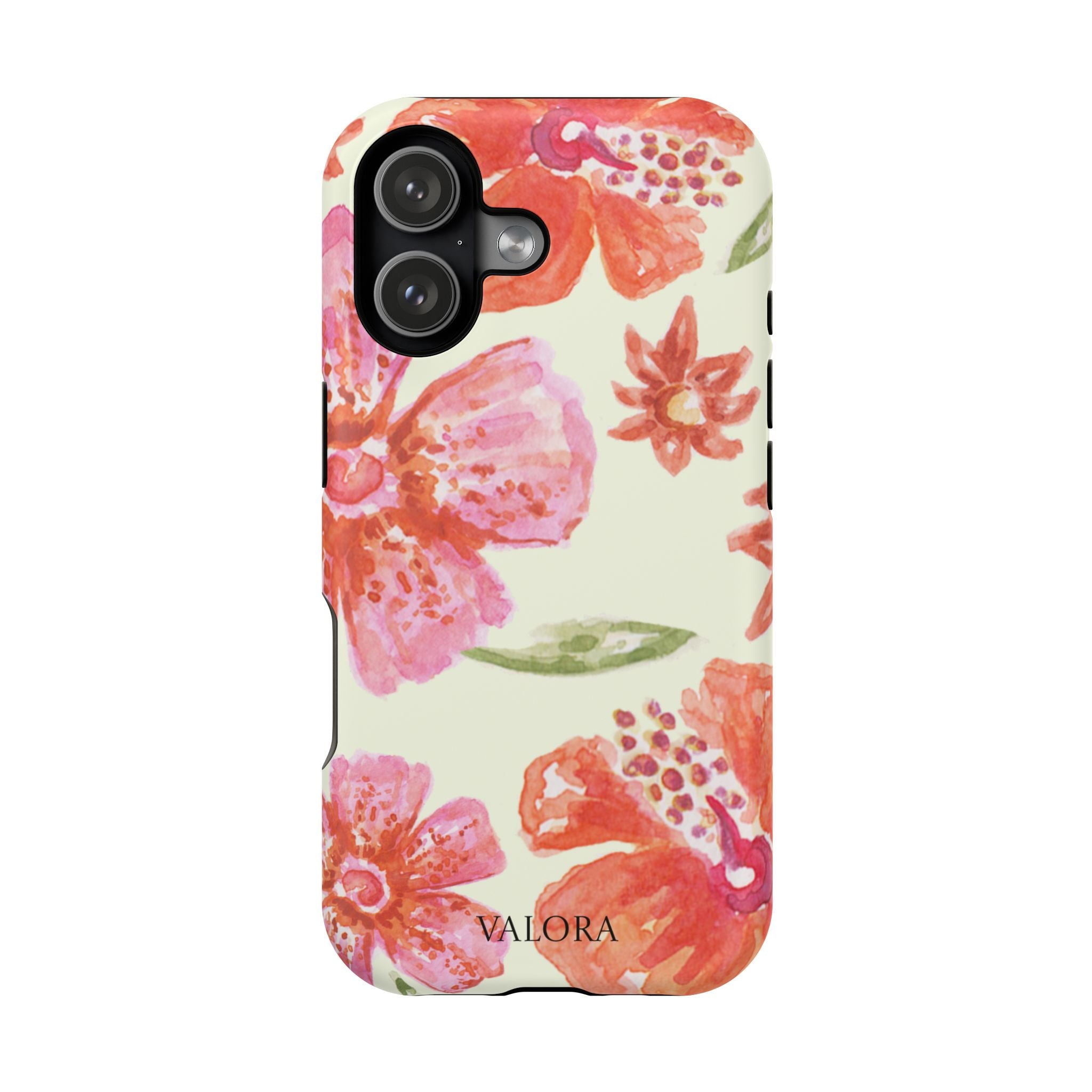 Floral Watercolor Phone Case — Impact‑Resistant Magnetic Protective Cover