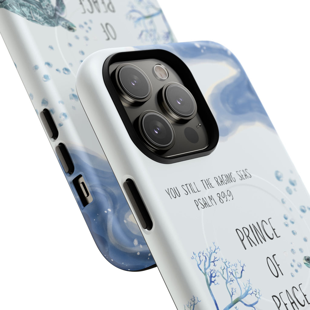 Prince of Peace Phone Case — "You Still the Raging Seas" Christian Magnetic Tough Case