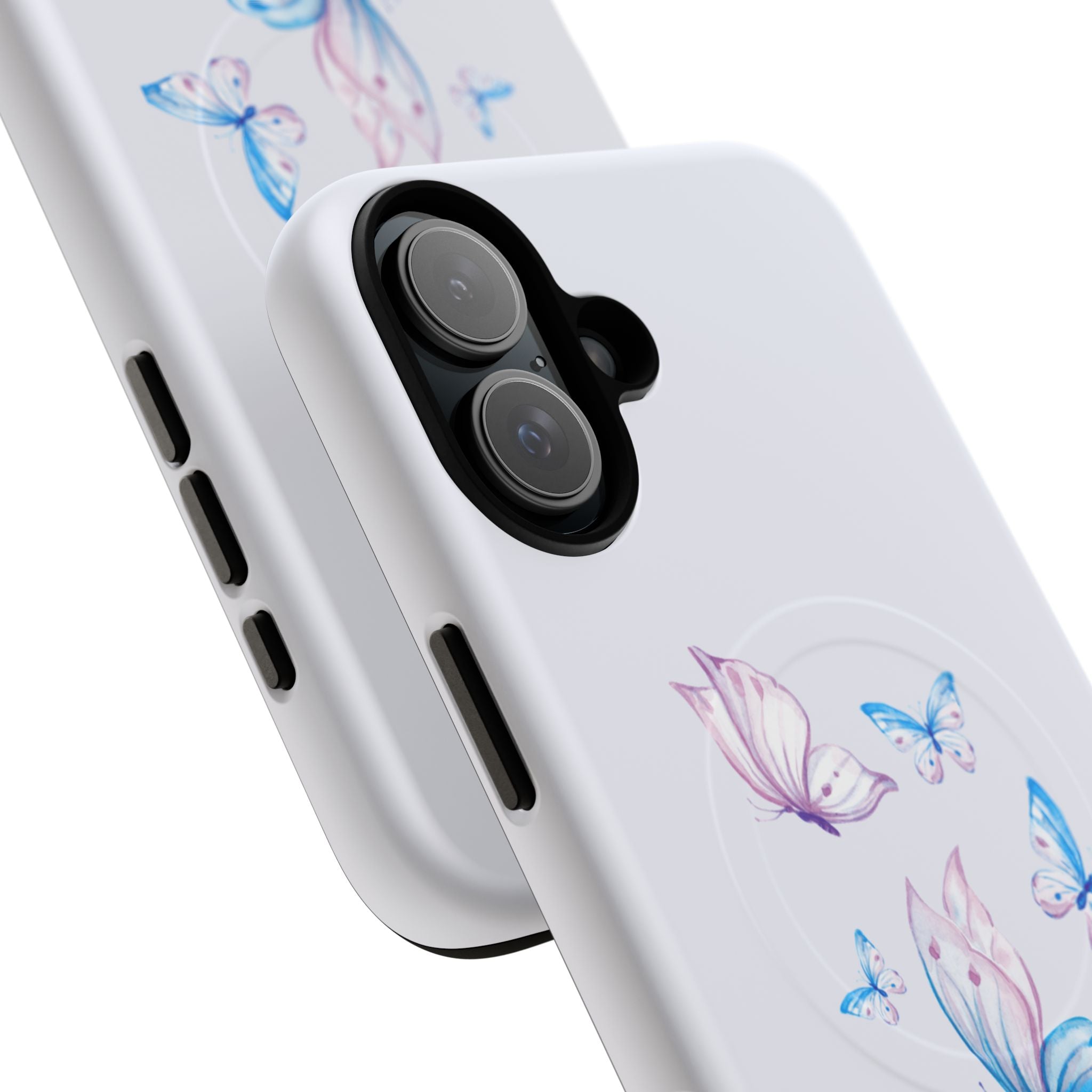 MagSafe Phone Case — Watercolor Butterfly Protective Magnetic Case