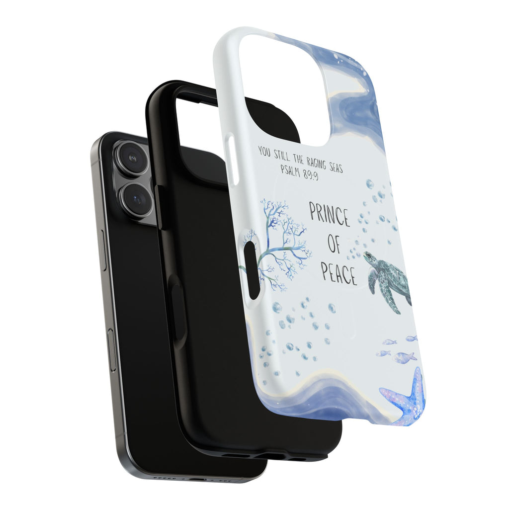Prince of Peace Phone Case — "You Still the Raging Seas" Christian Magnetic Tough Case