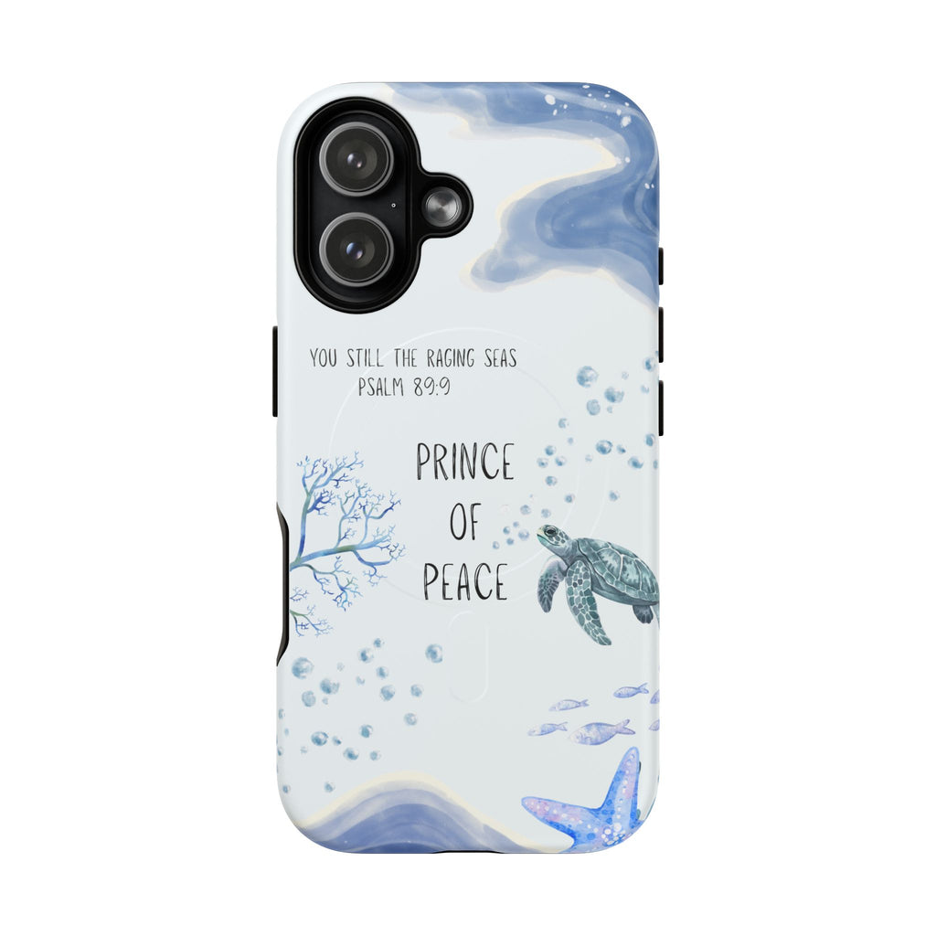 Prince of Peace Phone Case — "You Still the Raging Seas" Christian Magnetic Tough Case
