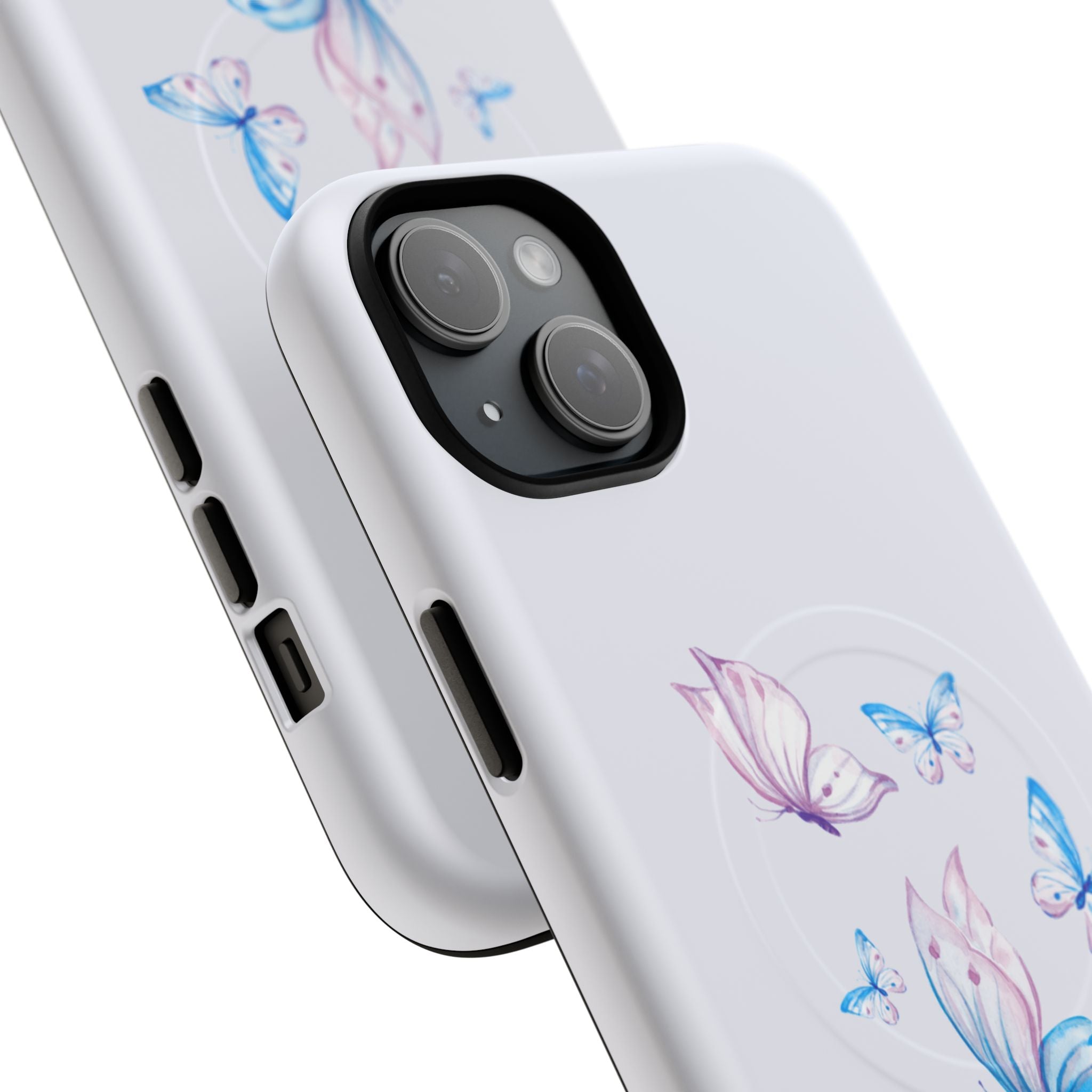 MagSafe Phone Case — Watercolor Butterfly Protective Magnetic Case