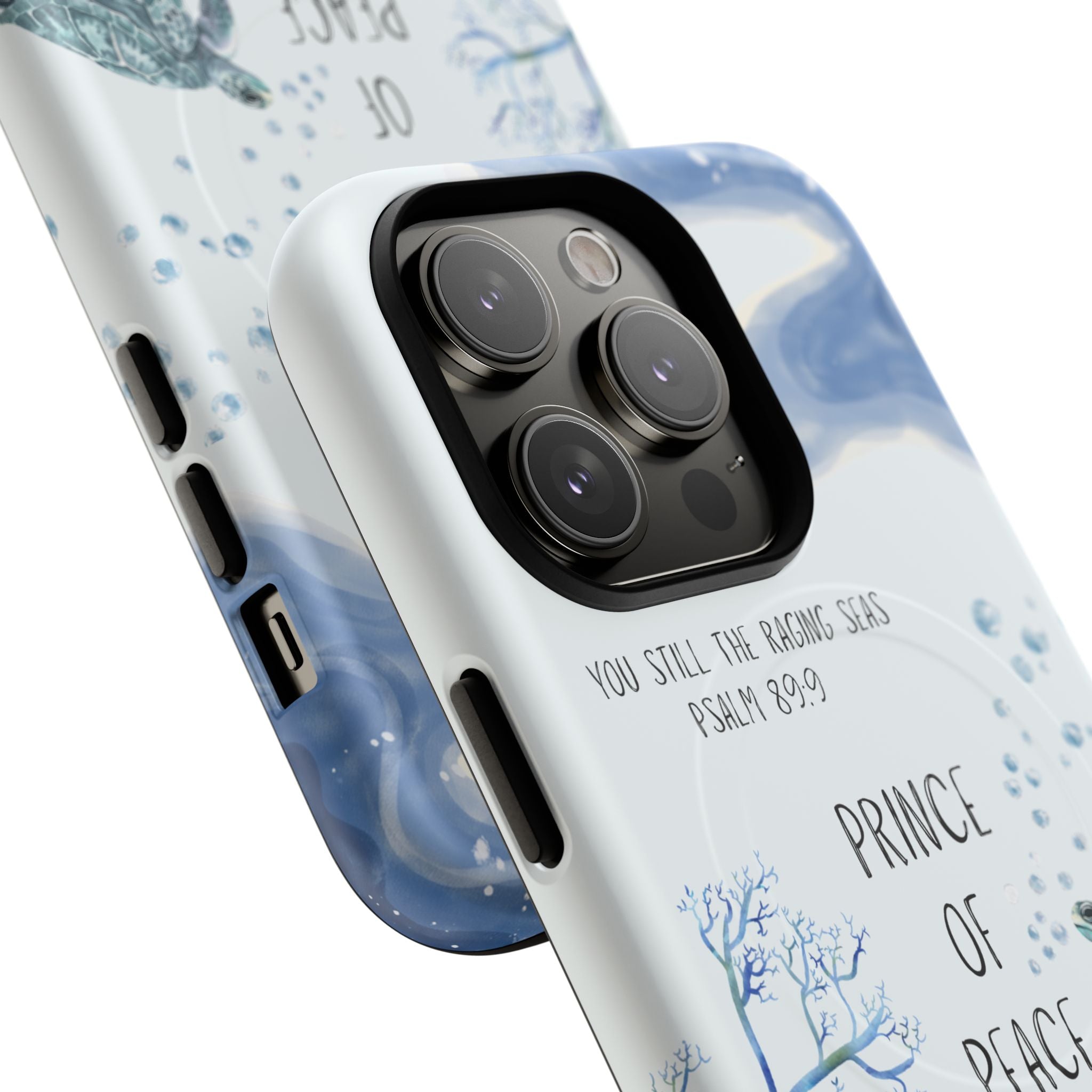 Prince of Peace Phone Case — "You Still the Raging Seas" Christian Magnetic Tough Case