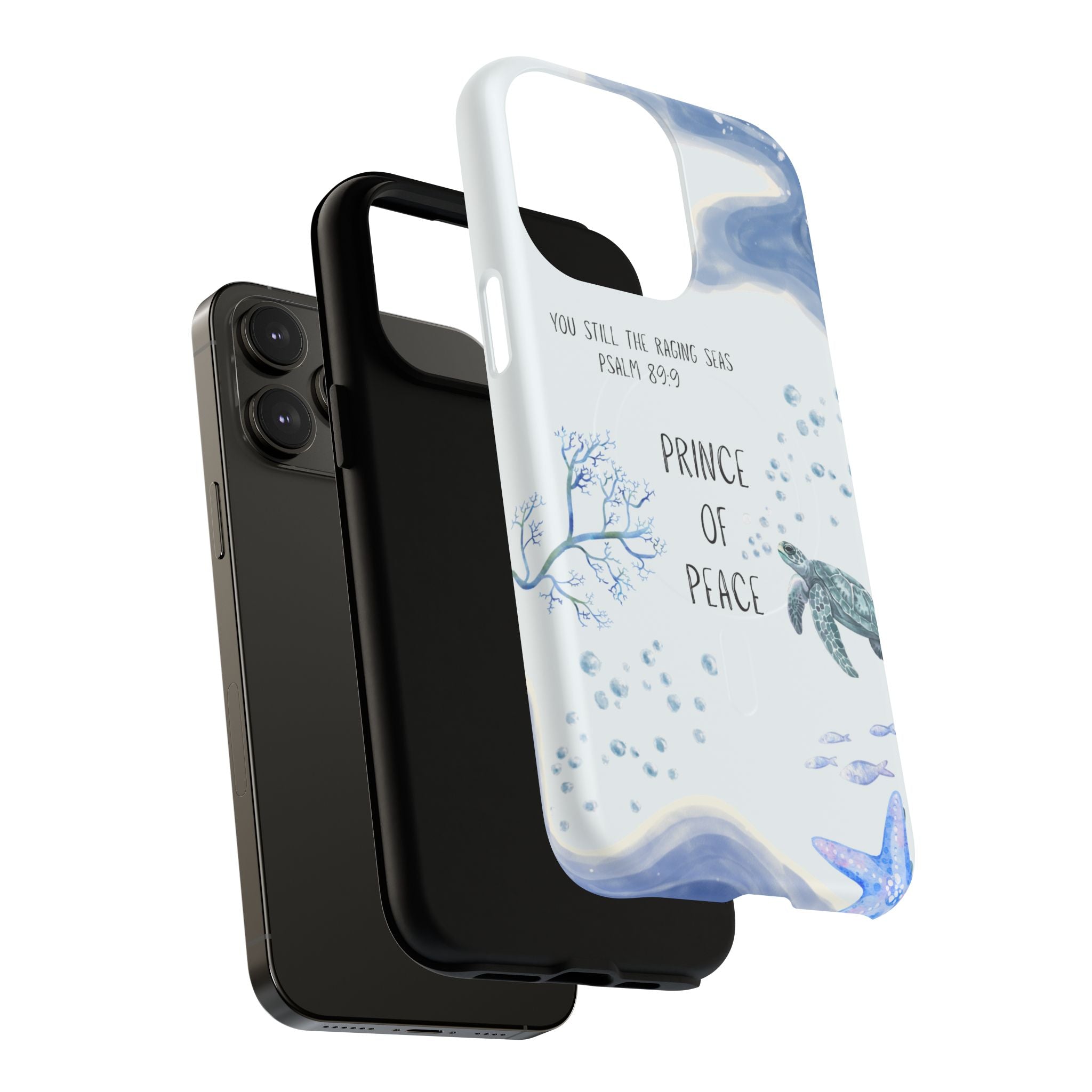 Prince of Peace Phone Case — "You Still the Raging Seas" Christian Magnetic Tough Case