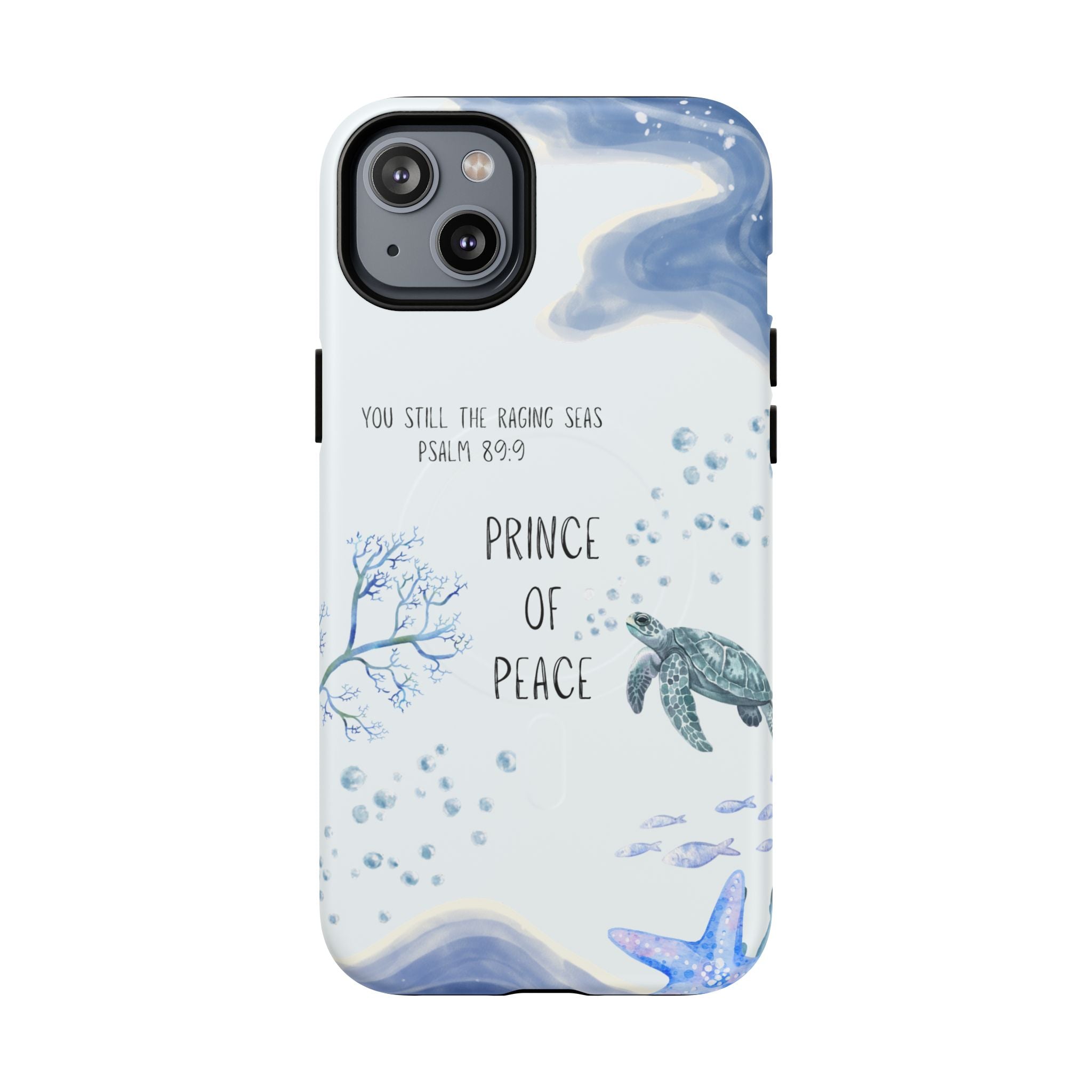 Prince of Peace Phone Case — "You Still the Raging Seas" Christian Magnetic Tough Case