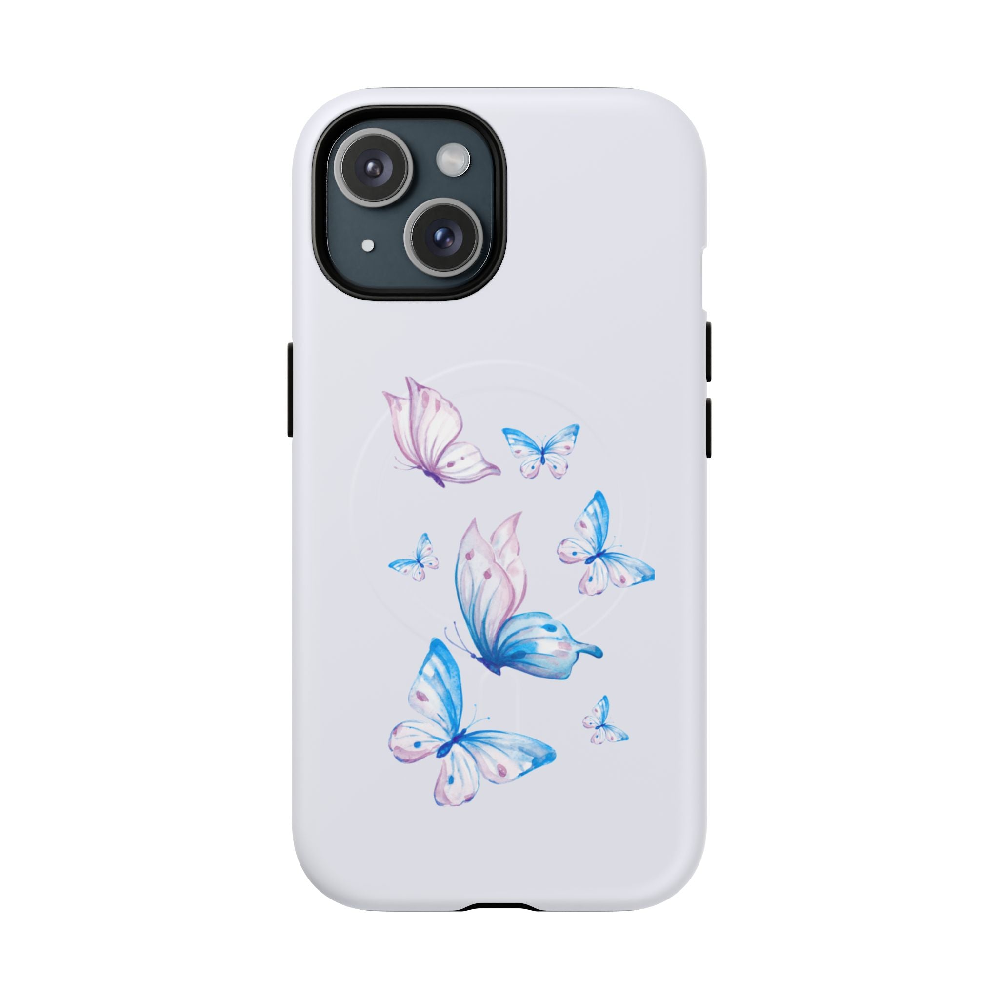 MagSafe Phone Case — Watercolor Butterfly Protective Magnetic Case