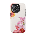 Floral Tough Magnetic Phone Case — Pink Lily Protection