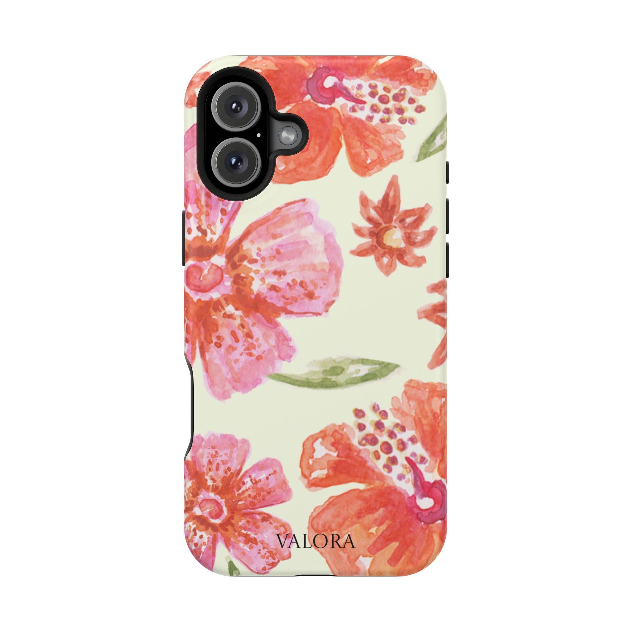 Floral Watercolor Phone Case — Impact‑Resistant Magnetic Protective Cover
