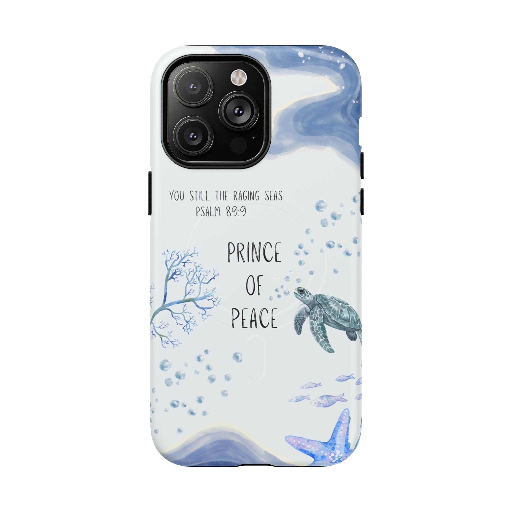 Prince of Peace Phone Case — "You Still the Raging Seas" Christian Magnetic Tough Case