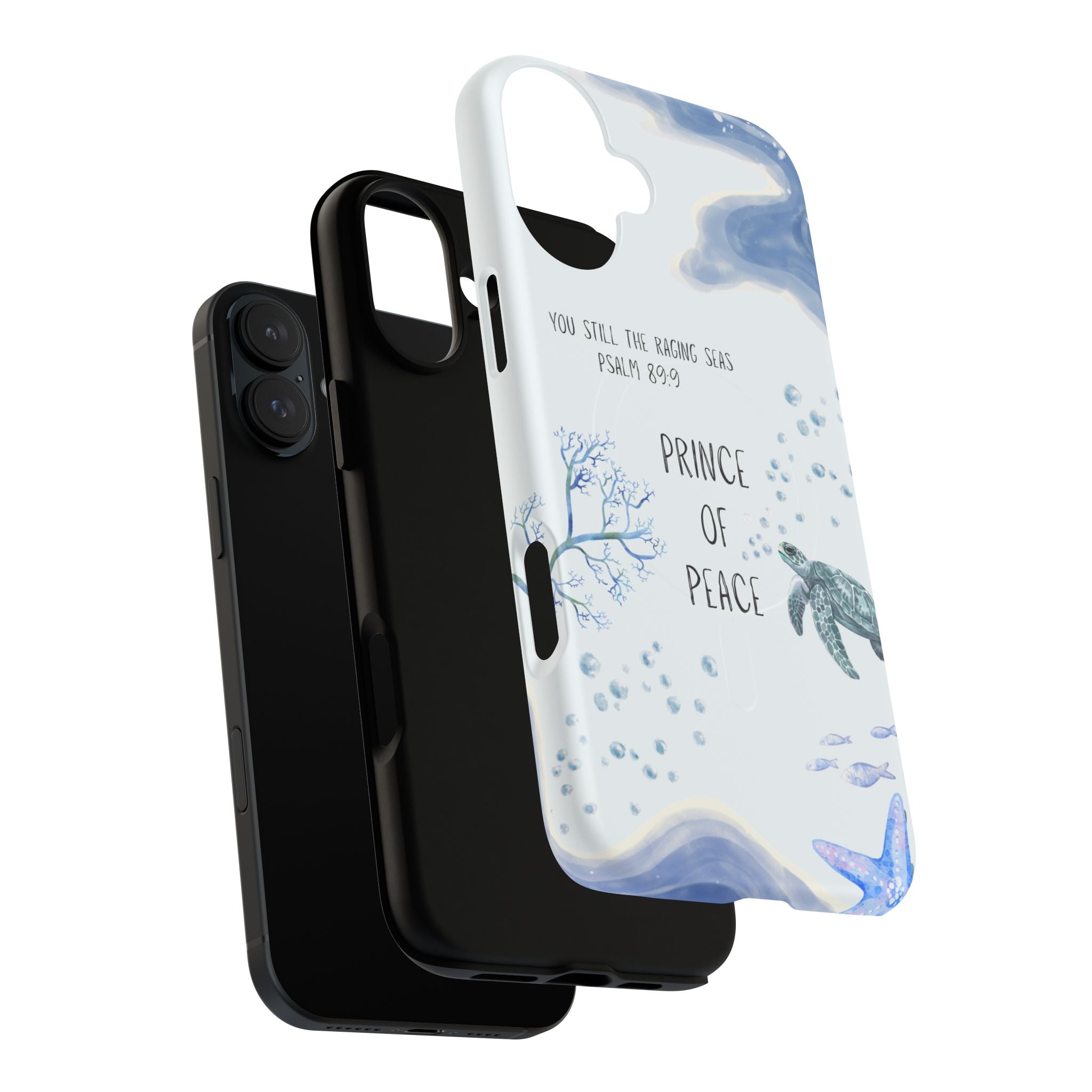 Prince of Peace Phone Case — "You Still the Raging Seas" Christian Magnetic Tough Case