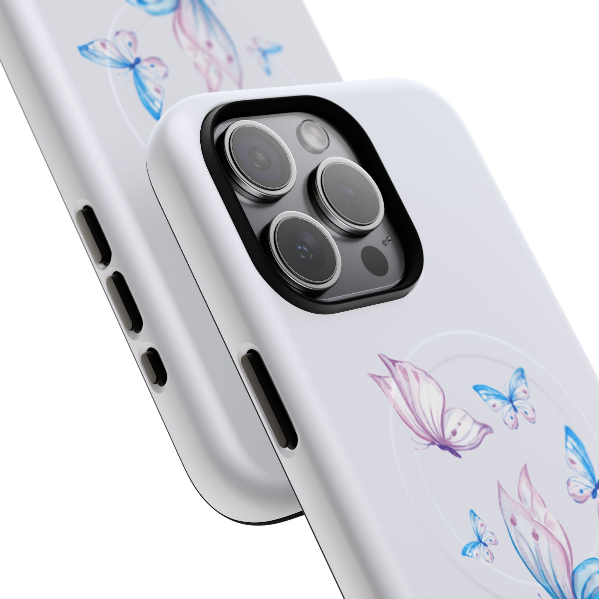 MagSafe Phone Case — Watercolor Butterfly Protective Magnetic Case