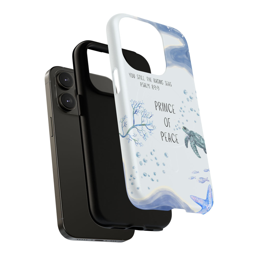 Prince of Peace Phone Case — "You Still the Raging Seas" Christian Magnetic Tough Case