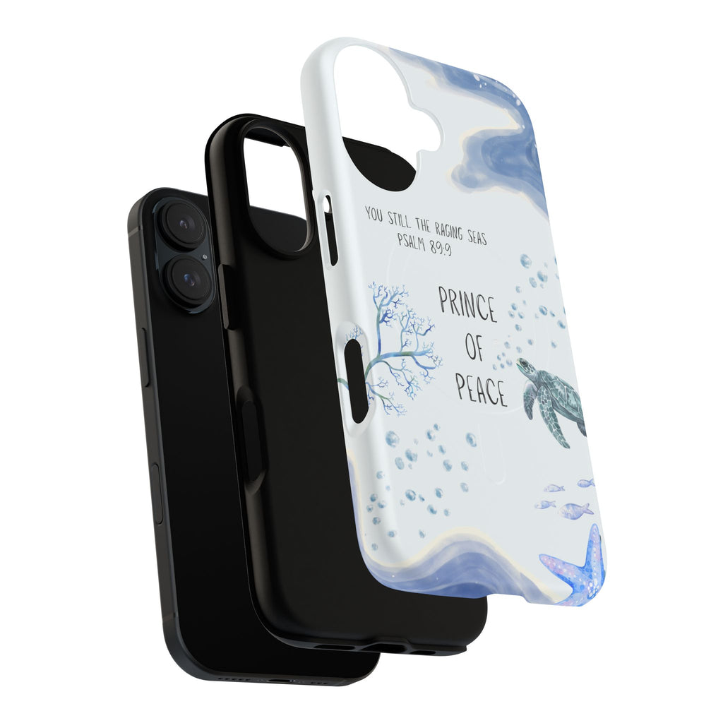 Prince of Peace Phone Case — "You Still the Raging Seas" Christian Magnetic Tough Case