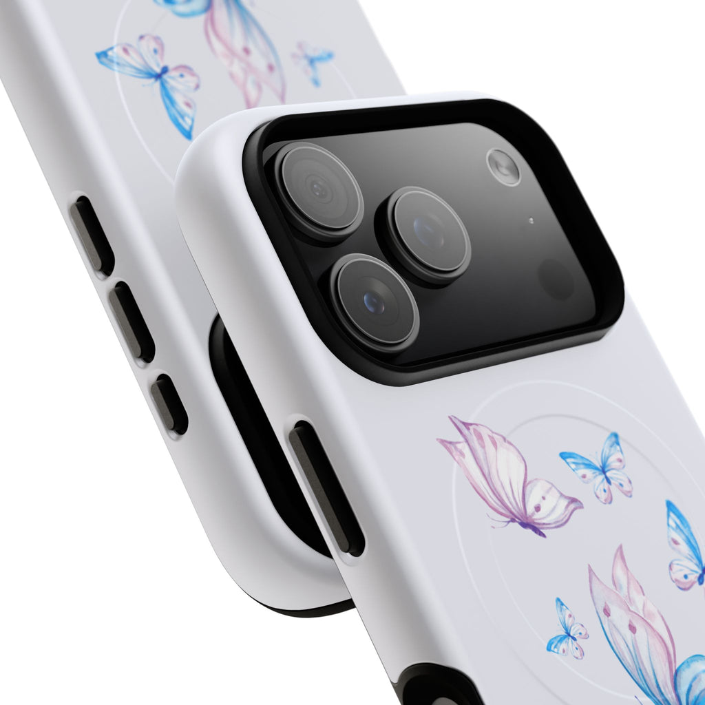 MagSafe Phone Case — Watercolor Butterfly Protective Magnetic Case
