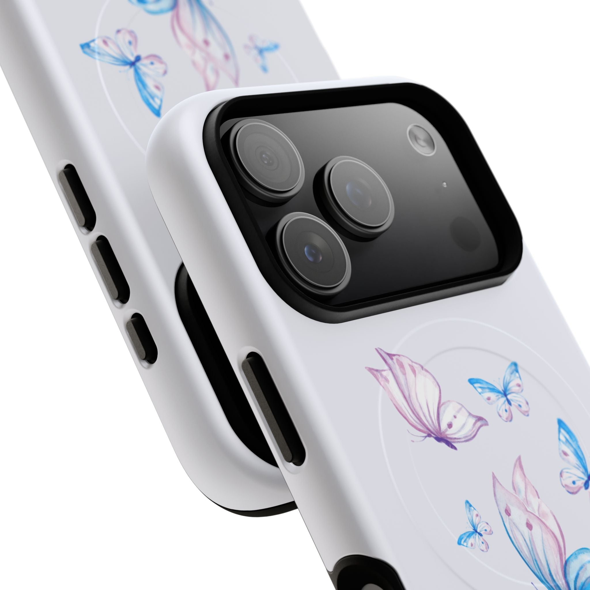 MagSafe Phone Case — Watercolor Butterfly Protective Magnetic Case
