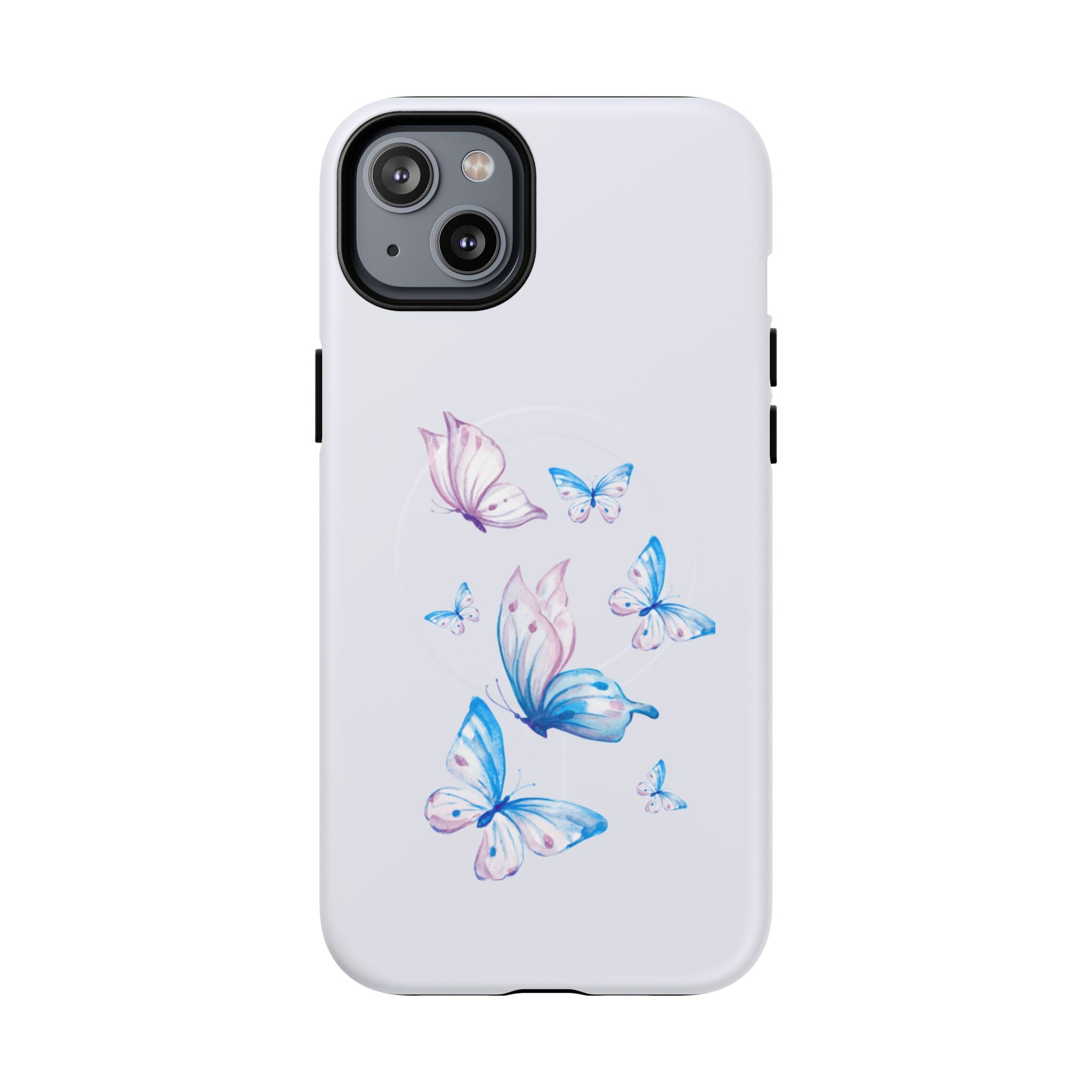 MagSafe Phone Case — Watercolor Butterfly Protective Magnetic Case