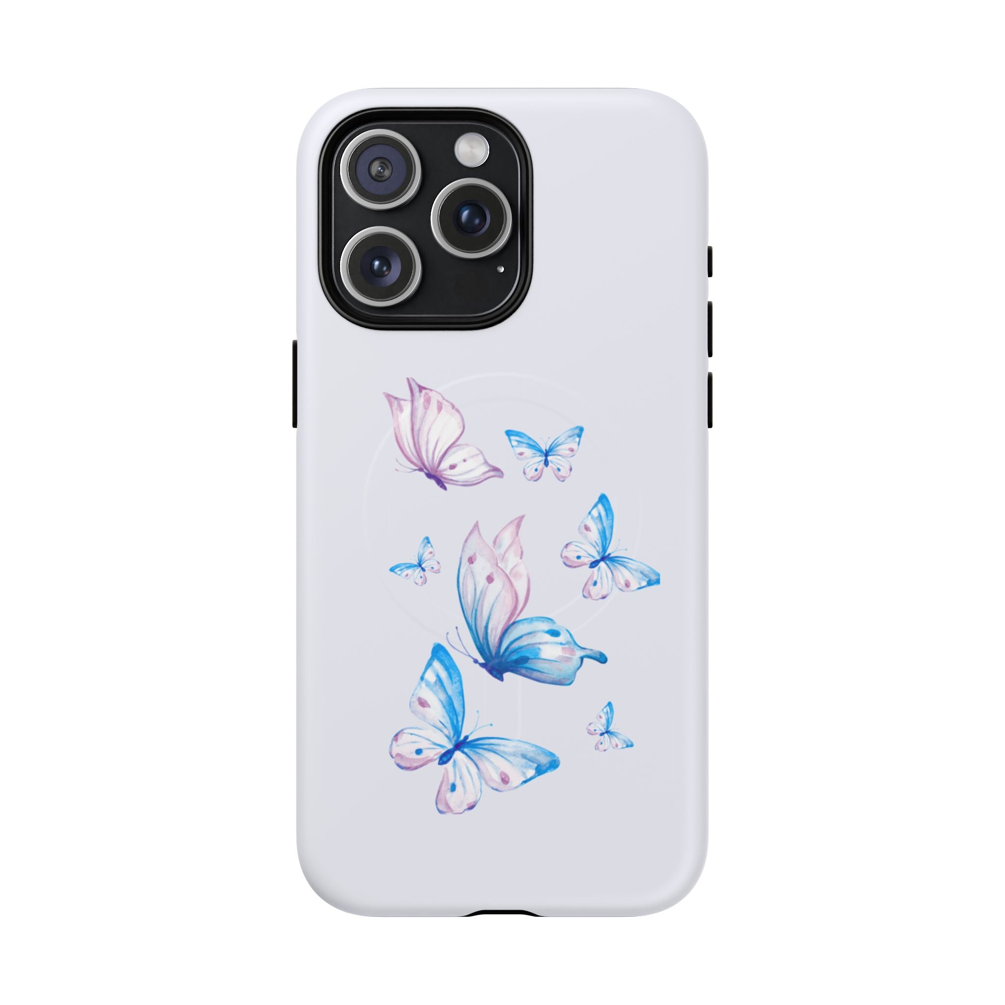 MagSafe Phone Case — Watercolor Butterfly Protective Magnetic Case