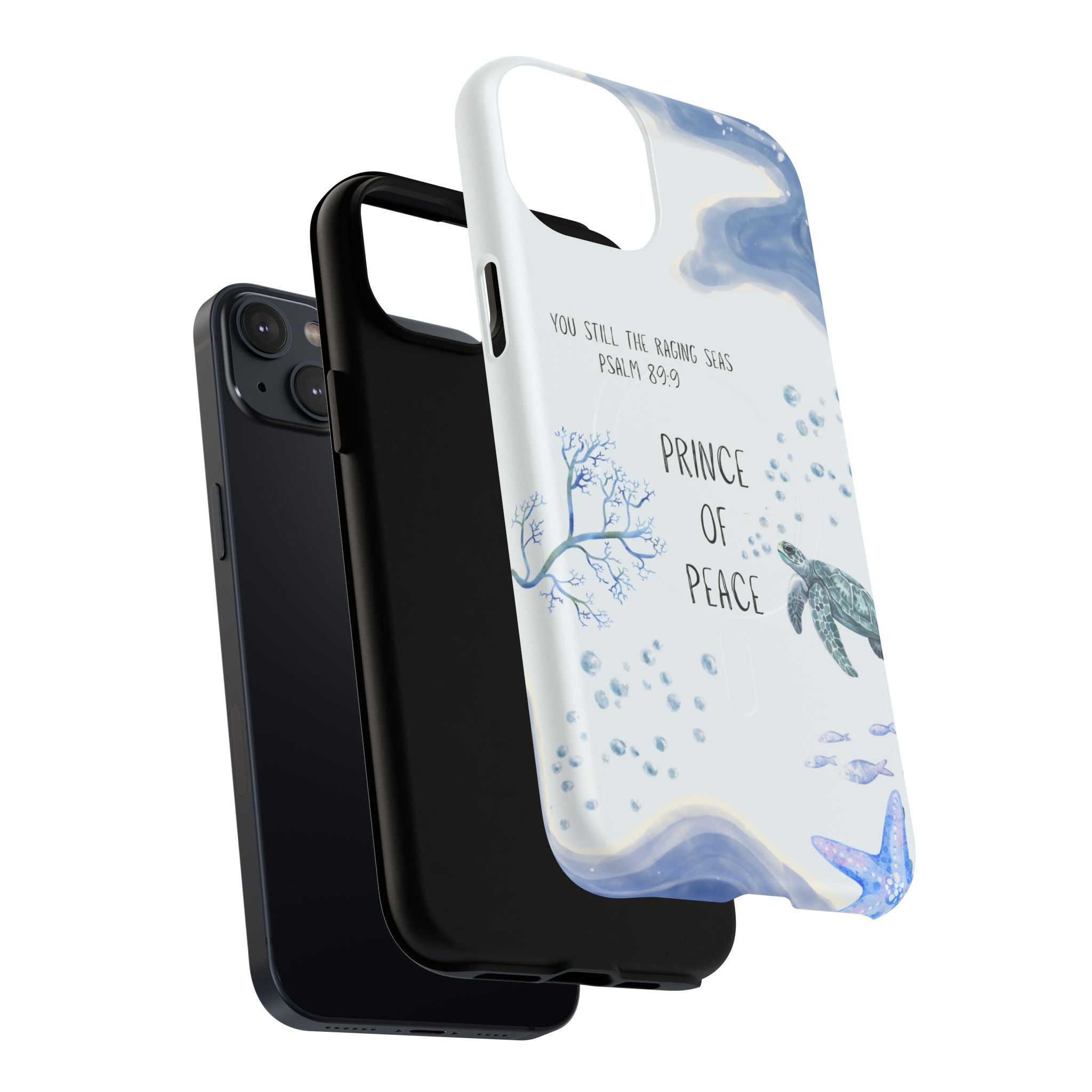 Prince of Peace Phone Case — "You Still the Raging Seas" Christian Magnetic Tough Case