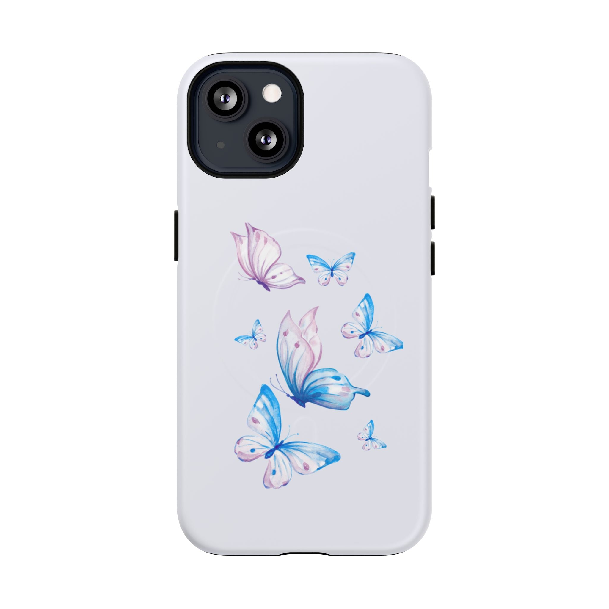 MagSafe Phone Case — Watercolor Butterfly Protective Magnetic Case