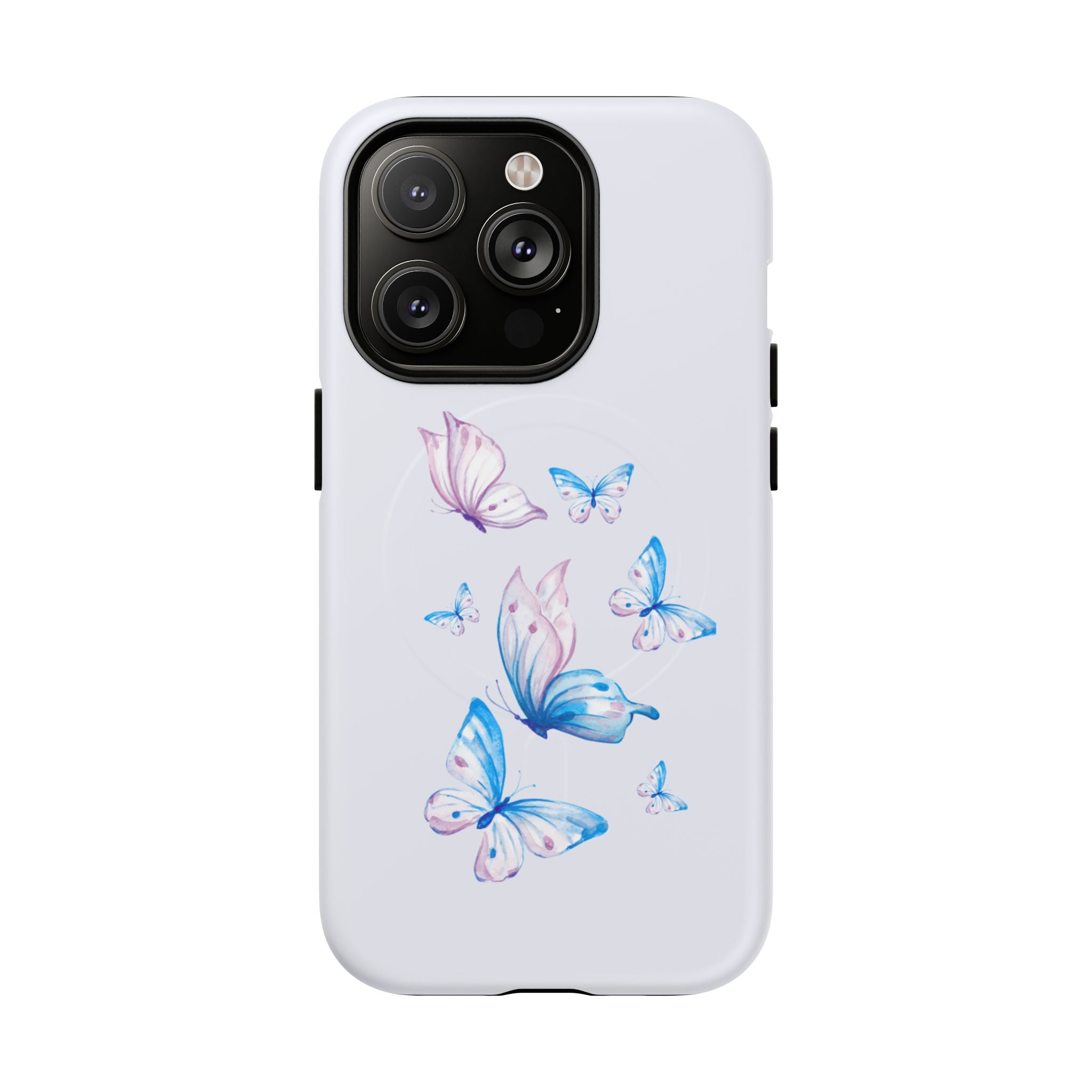 MagSafe Phone Case — Watercolor Butterfly Protective Magnetic Case