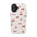 Pink Checker Heart Phone Case — Cute Protective Magnetic Case