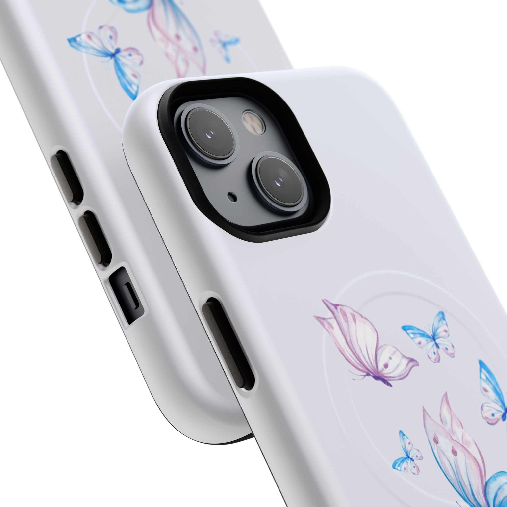 MagSafe Phone Case — Watercolor Butterfly Protective Magnetic Case