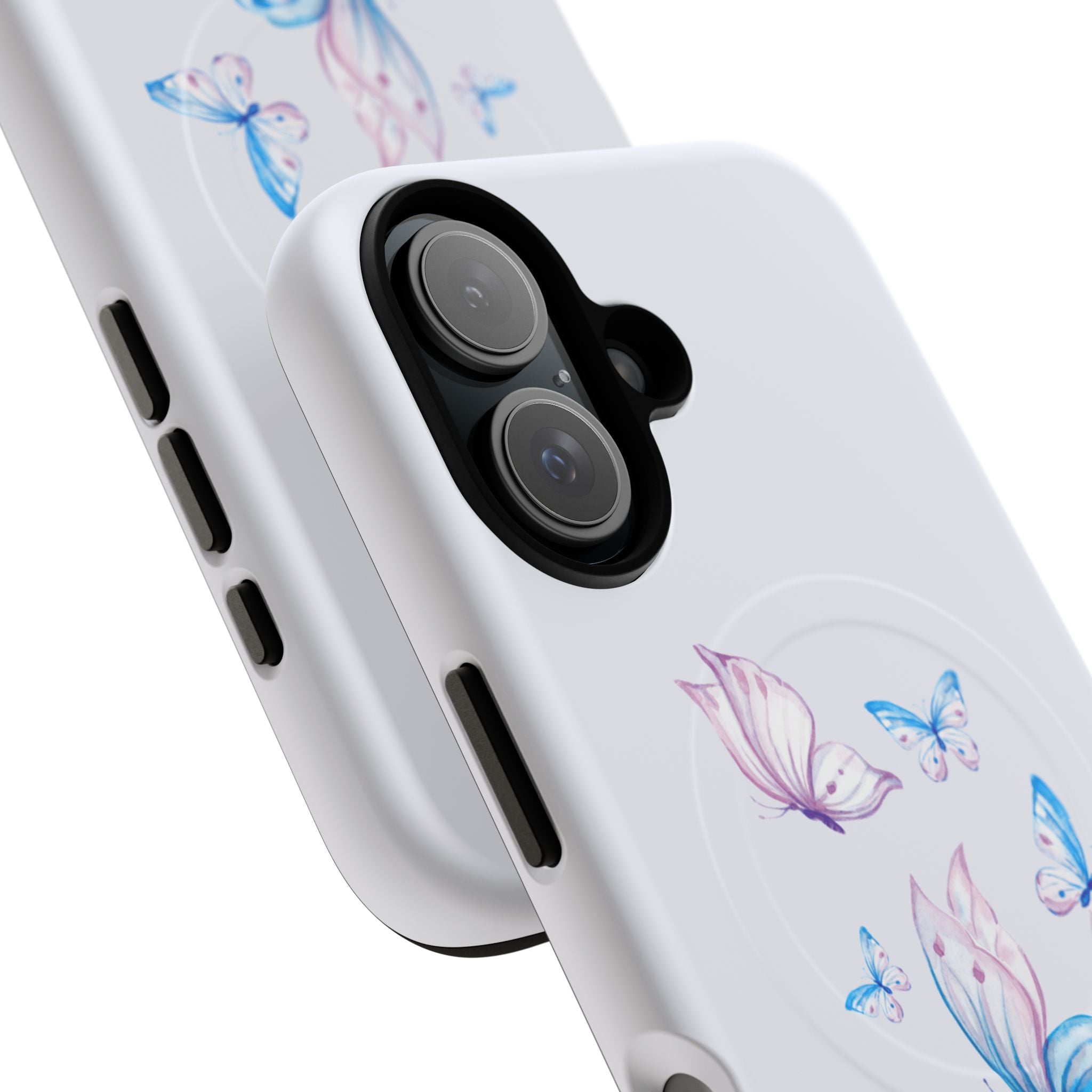 MagSafe Phone Case — Watercolor Butterfly Protective Magnetic Case