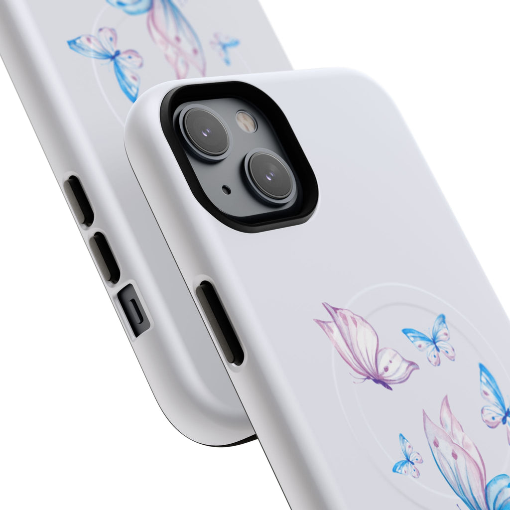 MagSafe Phone Case — Watercolor Butterfly Protective Magnetic Case