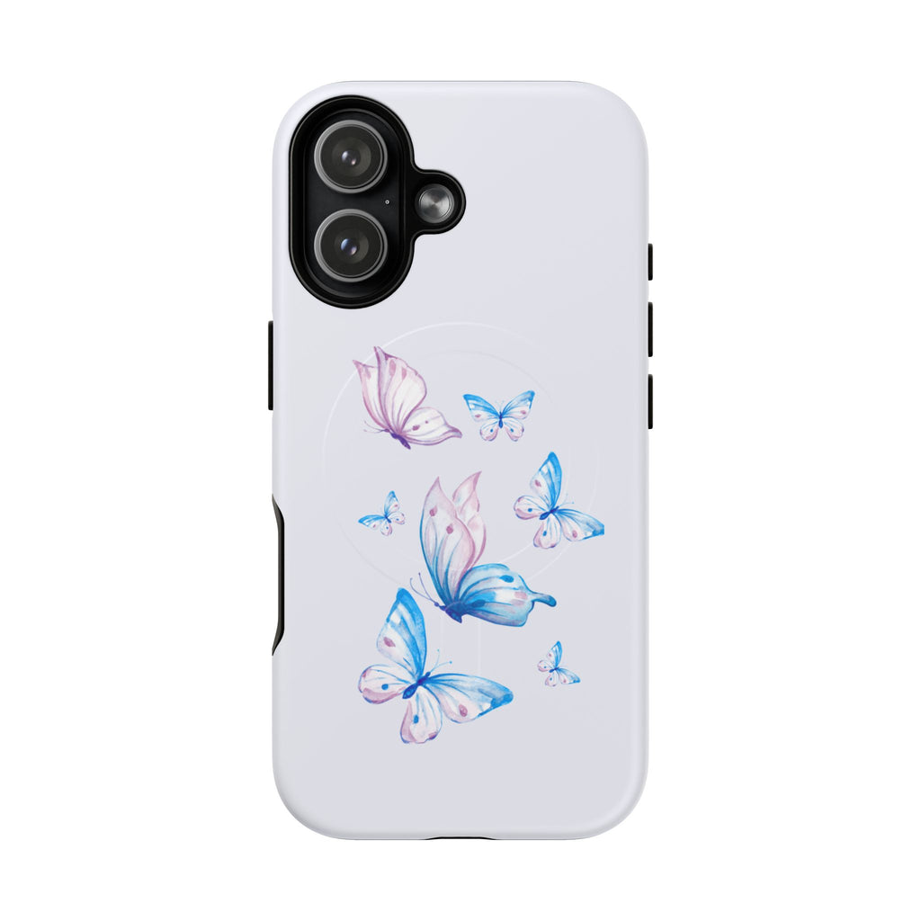 MagSafe Phone Case — Watercolor Butterfly Protective Magnetic Case