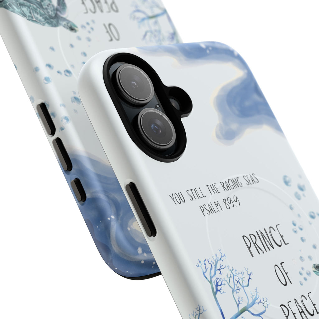 Prince of Peace Phone Case — "You Still the Raging Seas" Christian Magnetic Tough Case