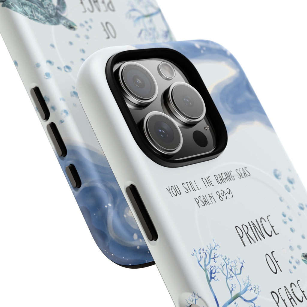 Prince of Peace Phone Case — "You Still the Raging Seas" Christian Magnetic Tough Case