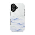 Magnetic Tough Phone Case — Serene Watercolor Mountain Design