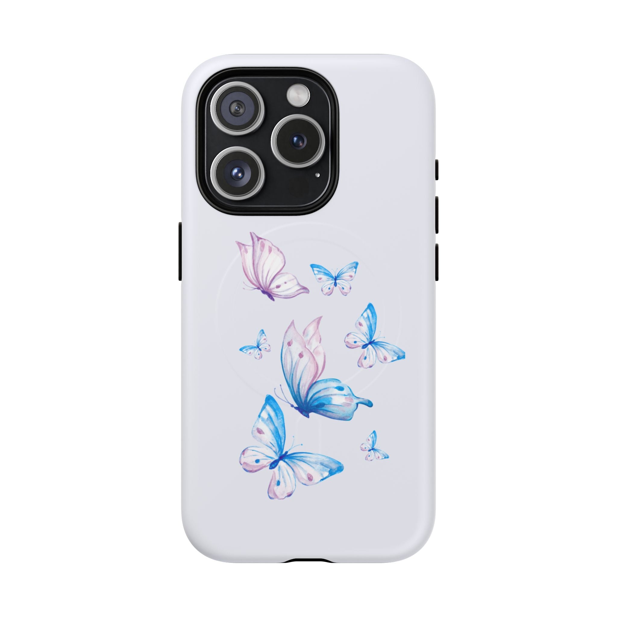 MagSafe Phone Case — Watercolor Butterfly Protective Magnetic Case