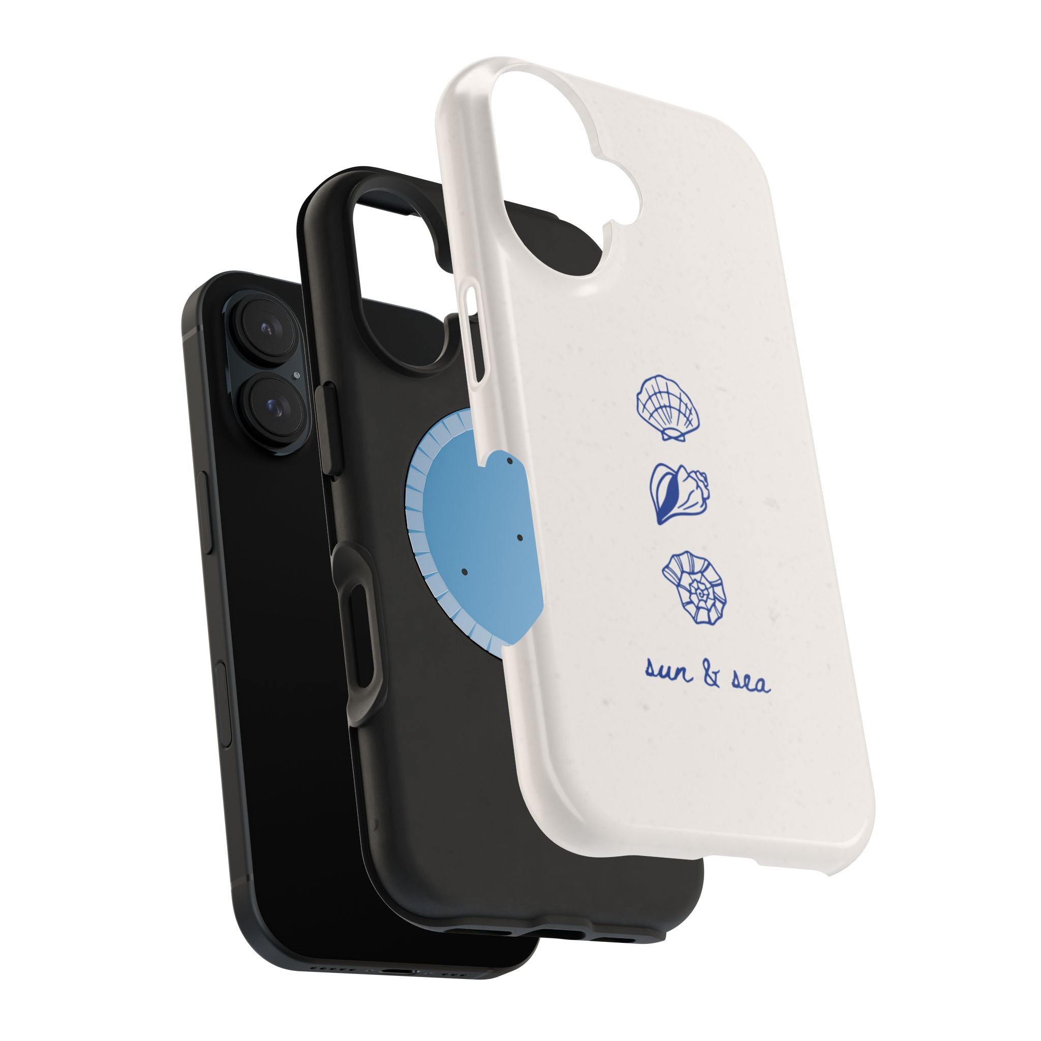Sea Shells Phone Case — 'sun & sea' Magnetic Impact-Resistant Case