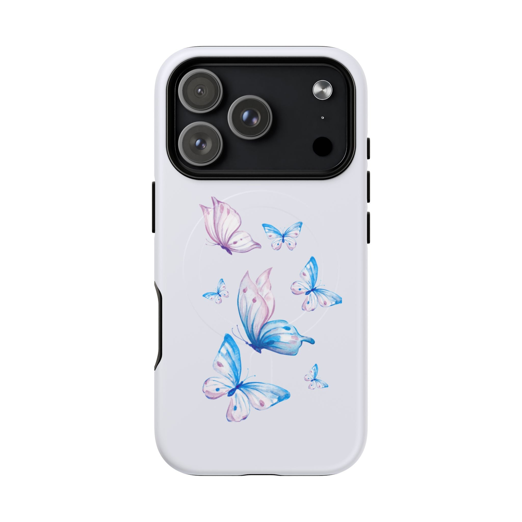 MagSafe Phone Case — Watercolor Butterfly Protective Magnetic Case