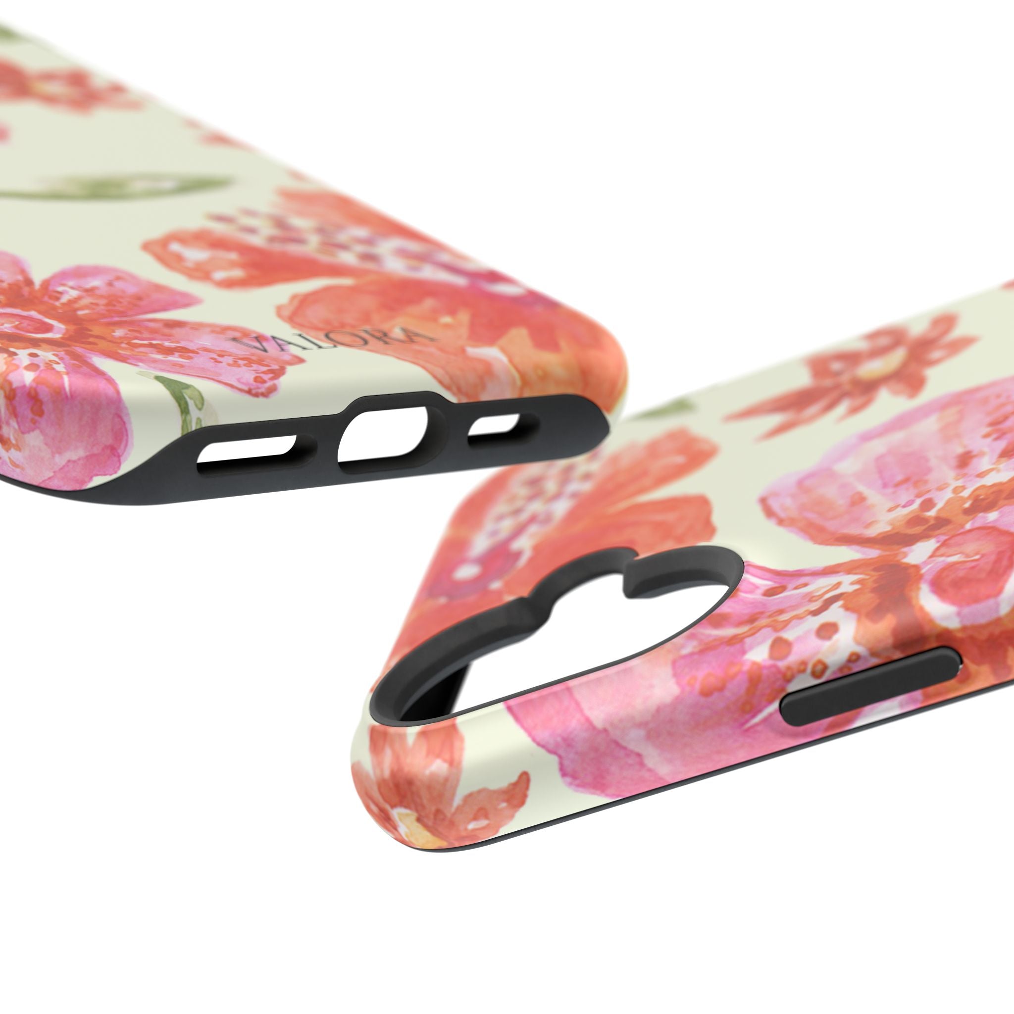 Floral Watercolor Phone Case — Impact‑Resistant Magnetic Protective Cover