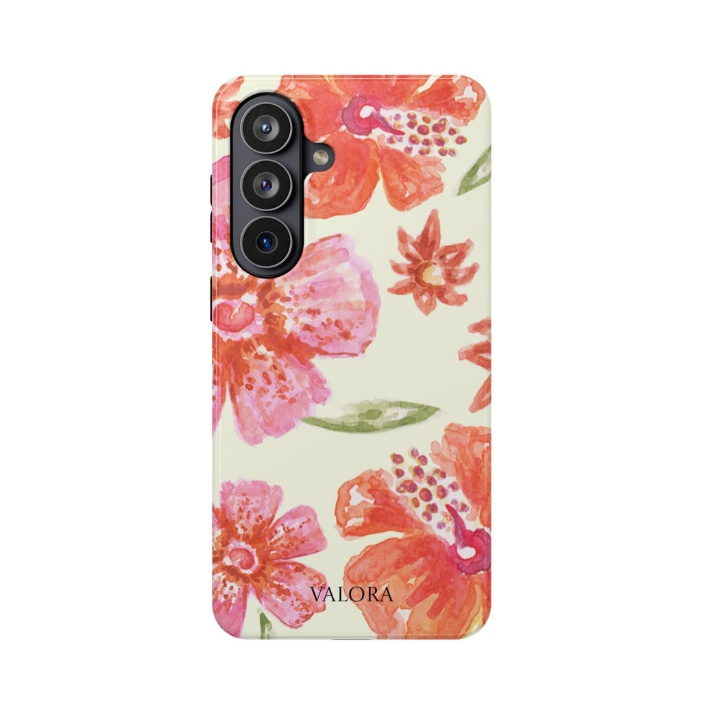 Floral Watercolor Phone Case — Impact‑Resistant Magnetic Protective Cover