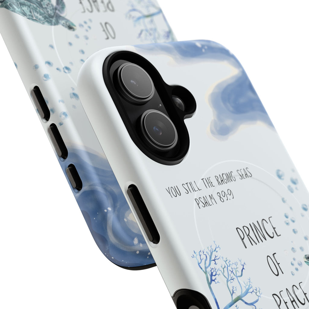 Prince of Peace Phone Case — "You Still the Raging Seas" Christian Magnetic Tough Case