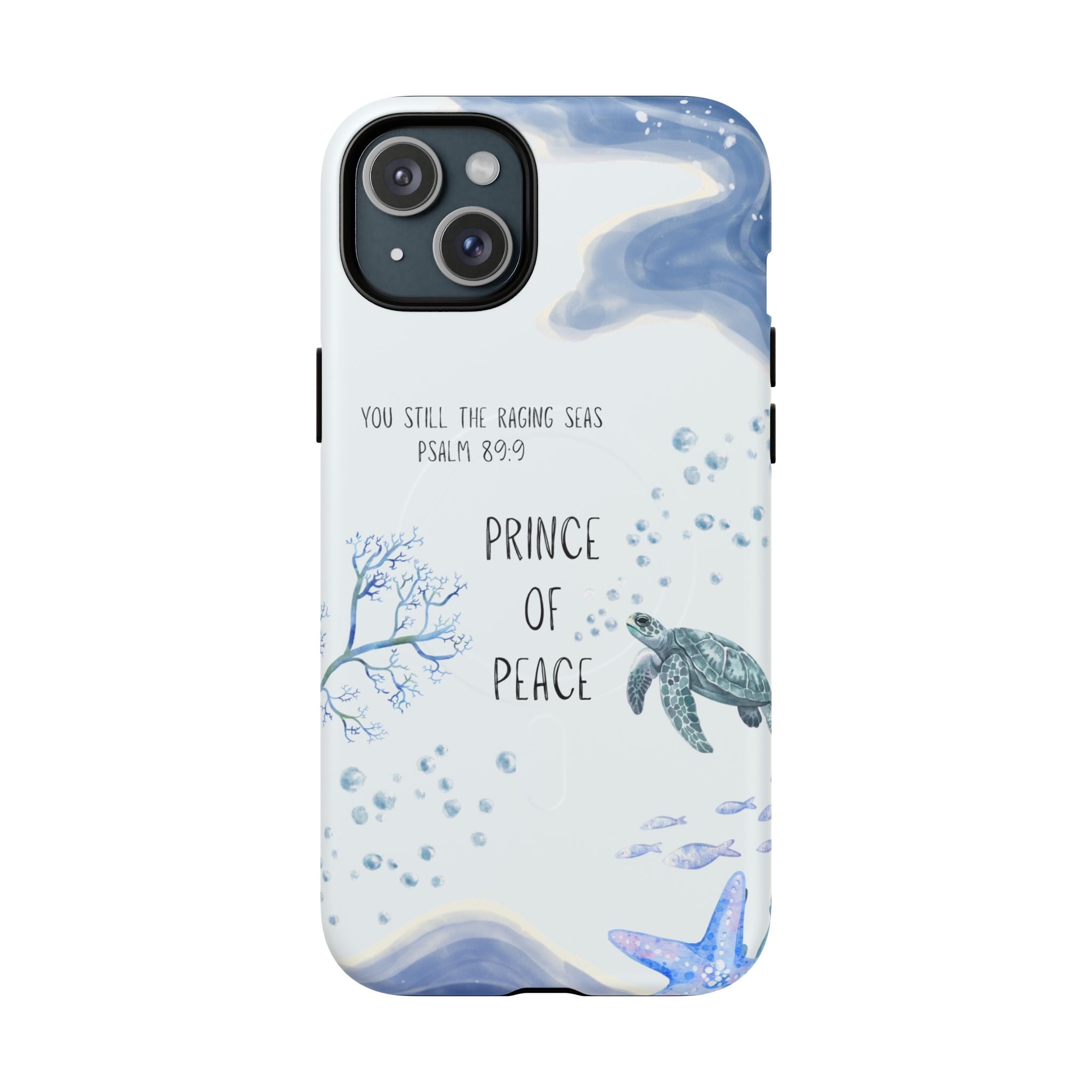 Prince of Peace Phone Case — "You Still the Raging Seas" Christian Magnetic Tough Case